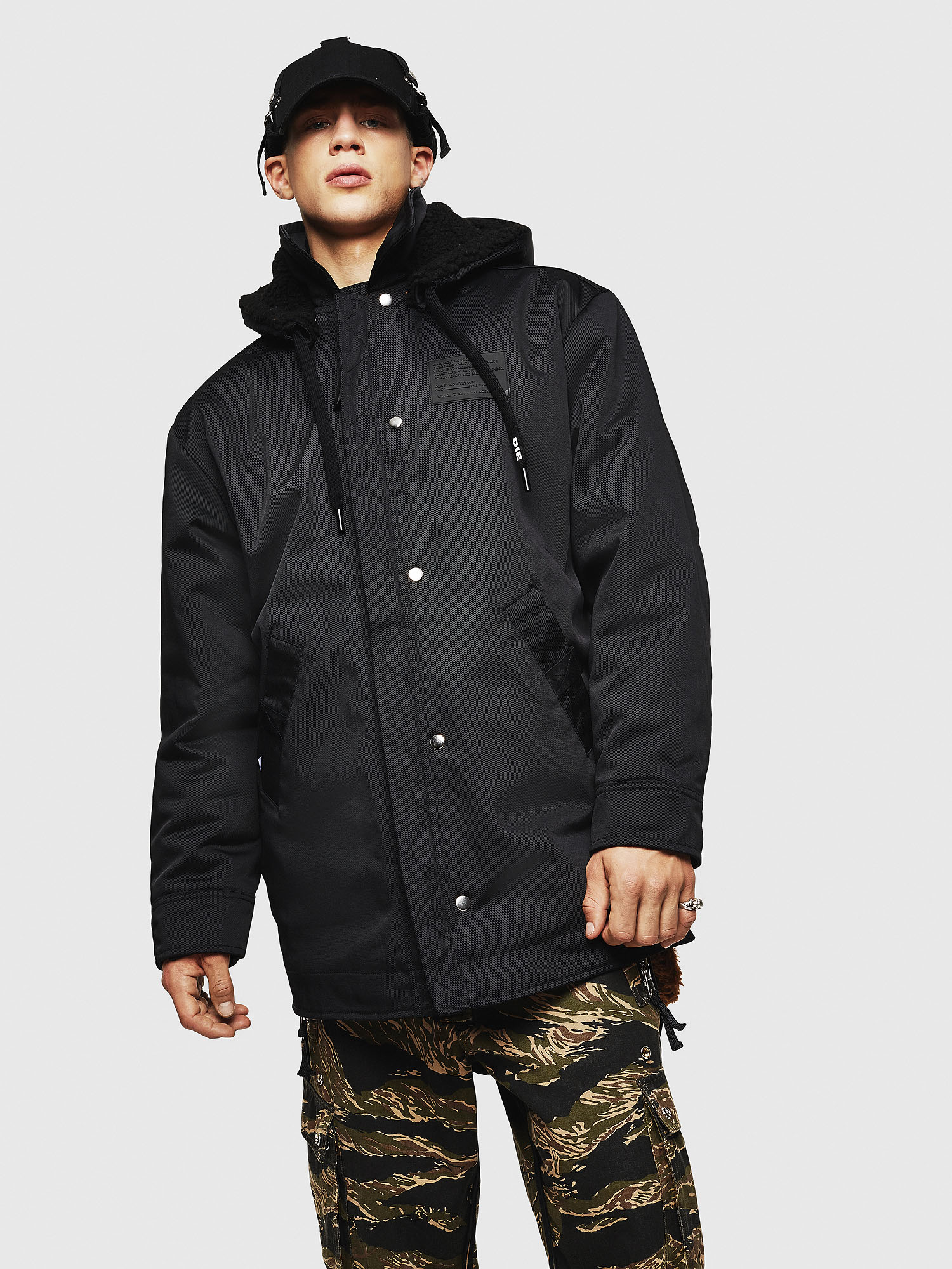 W-PELSTIC, Black Diesel - W-PELSTIC, Black - Winter Jackets - Image 1