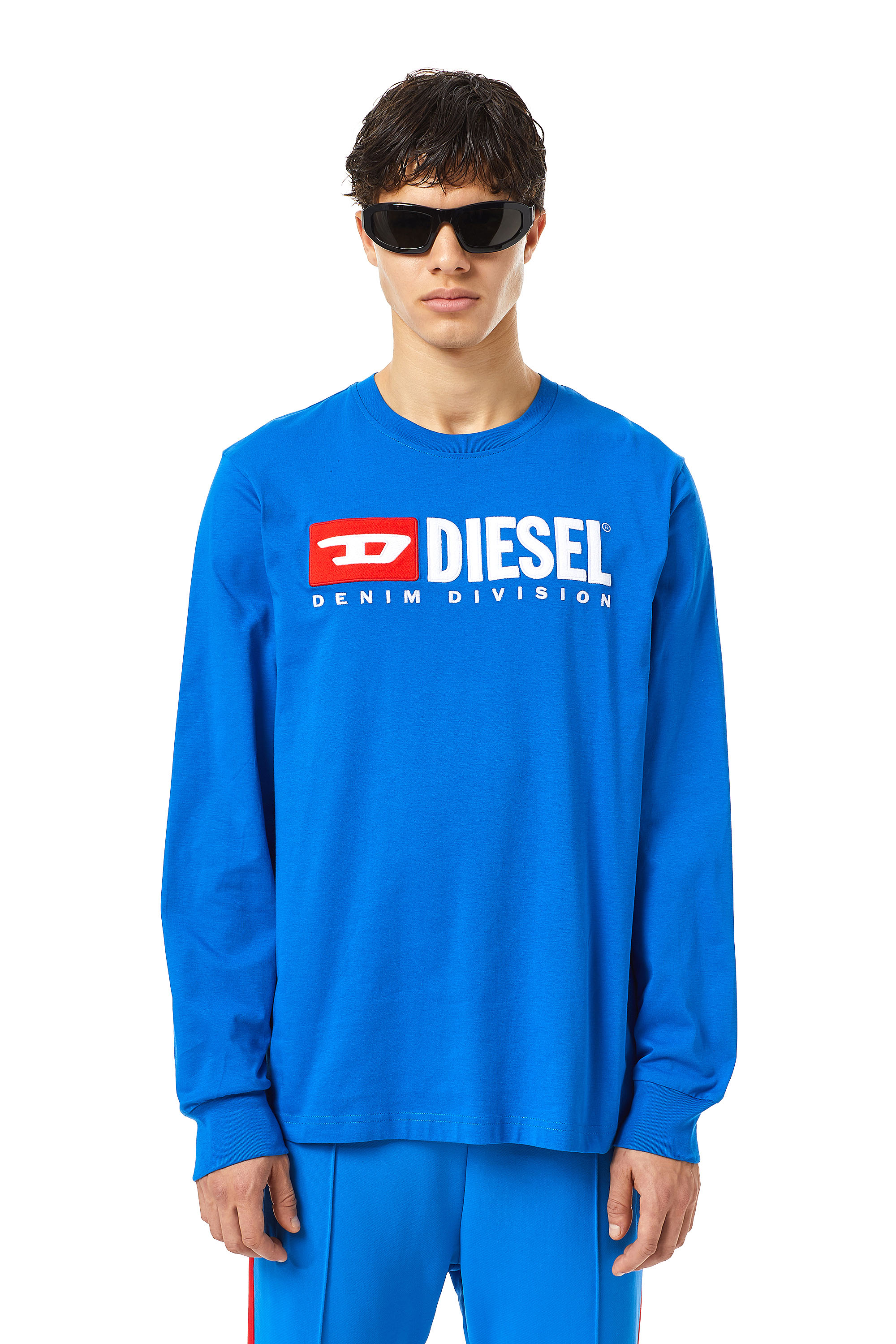 Diesel - T-JUST-LS-DIV, Blue - Image 1