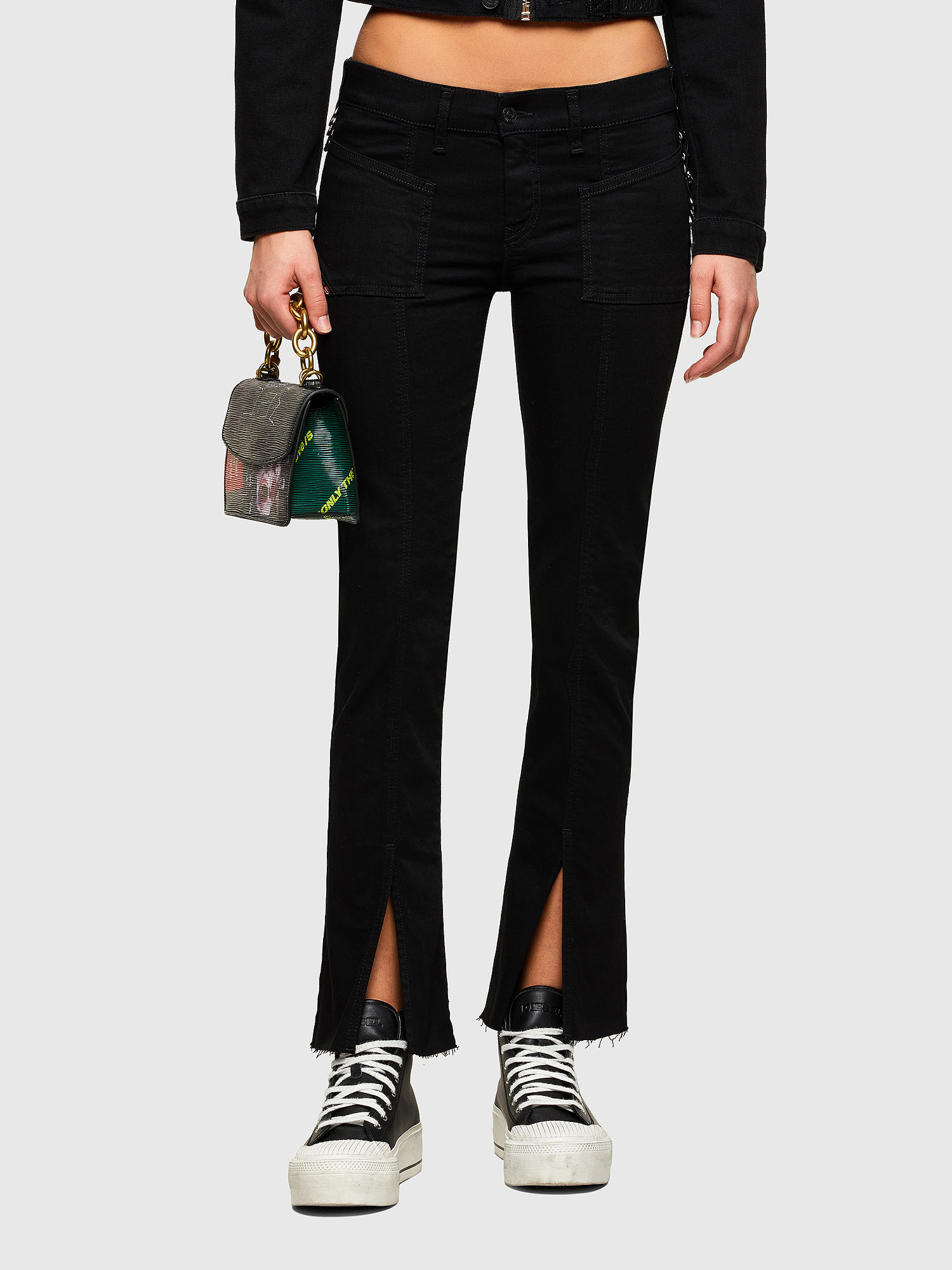 Slandy 069EF, Black/Dark grey Diesel - Slandy 069EF, Black/Dark grey - Jeans - Image 1
