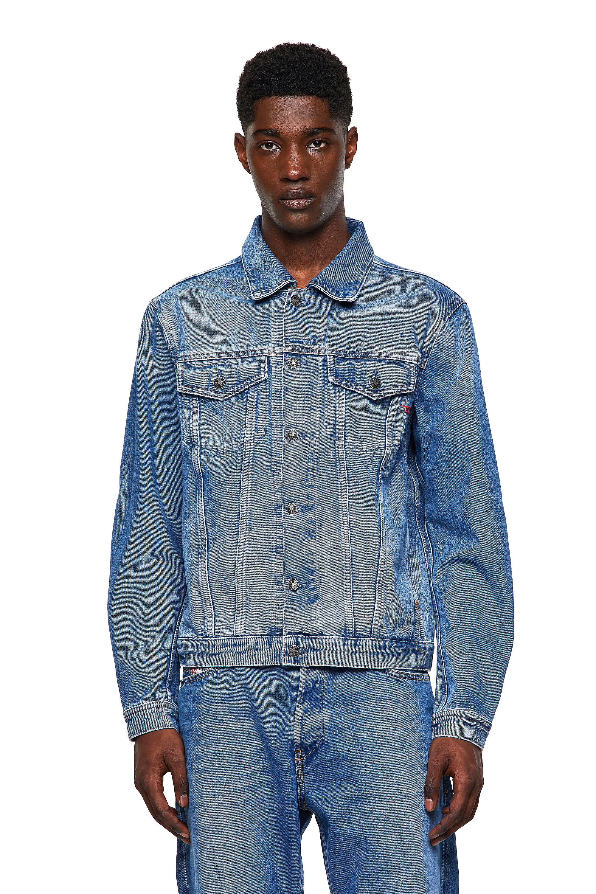 D-SAL, Light Blue Diesel - D-SAL, Light Blue - Denim Jackets - Image 1
