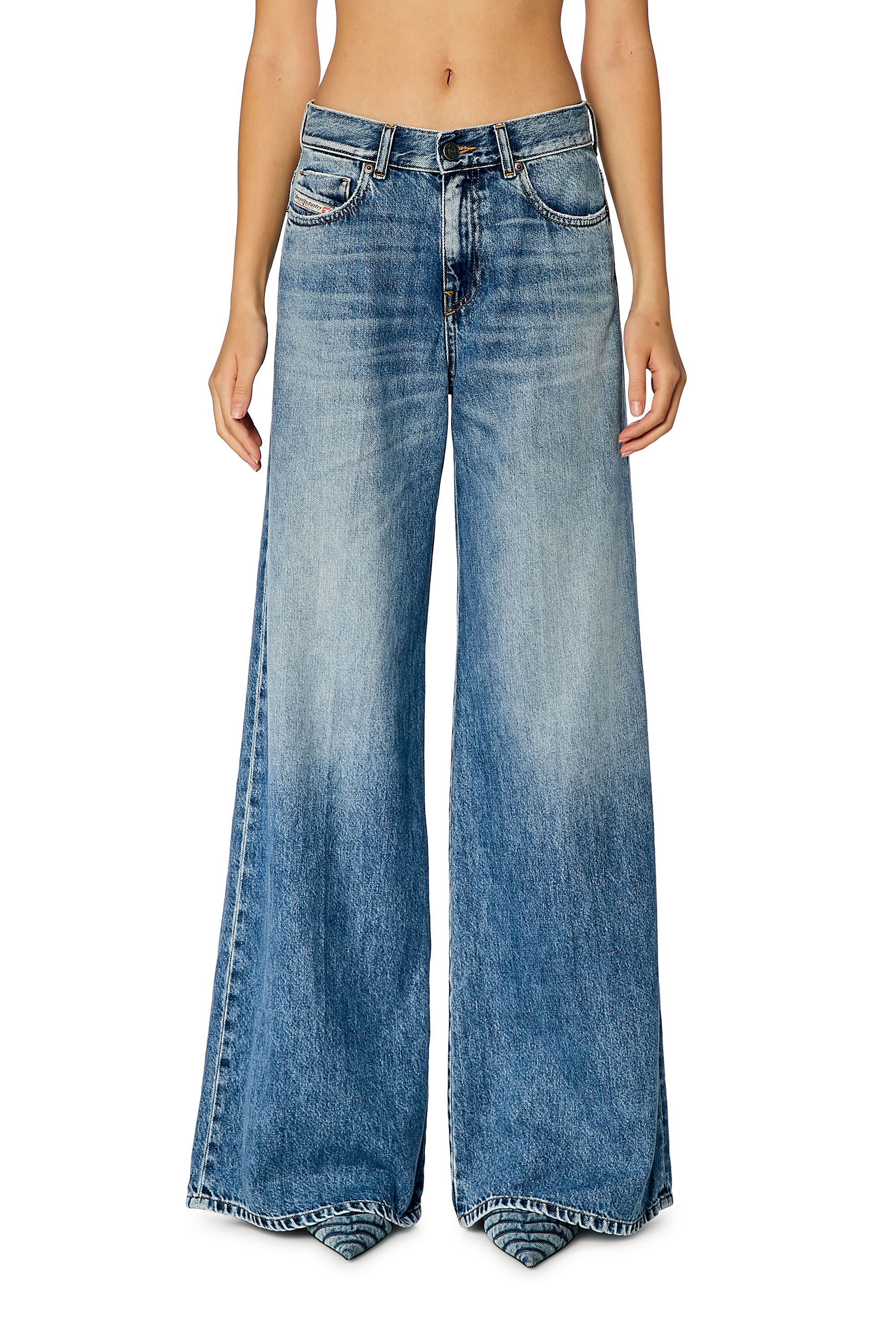 Diesel® 1978 D-Akemi | Women's Flared Jeans: regular waist, vintage