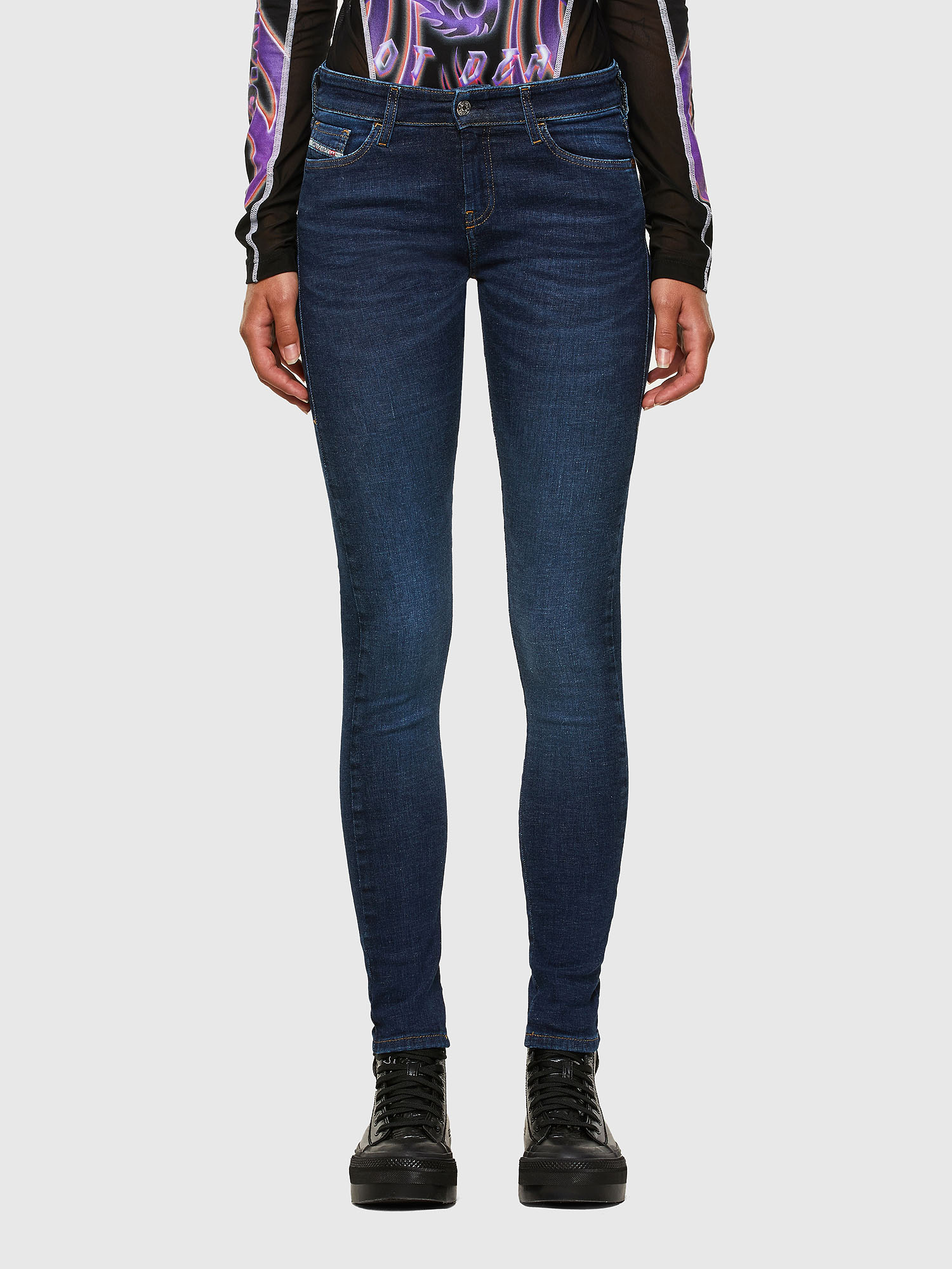 Slandy 069PX, Dark Blue Diesel - Slandy 069PX, Dark Blue - Jeans - Image 1