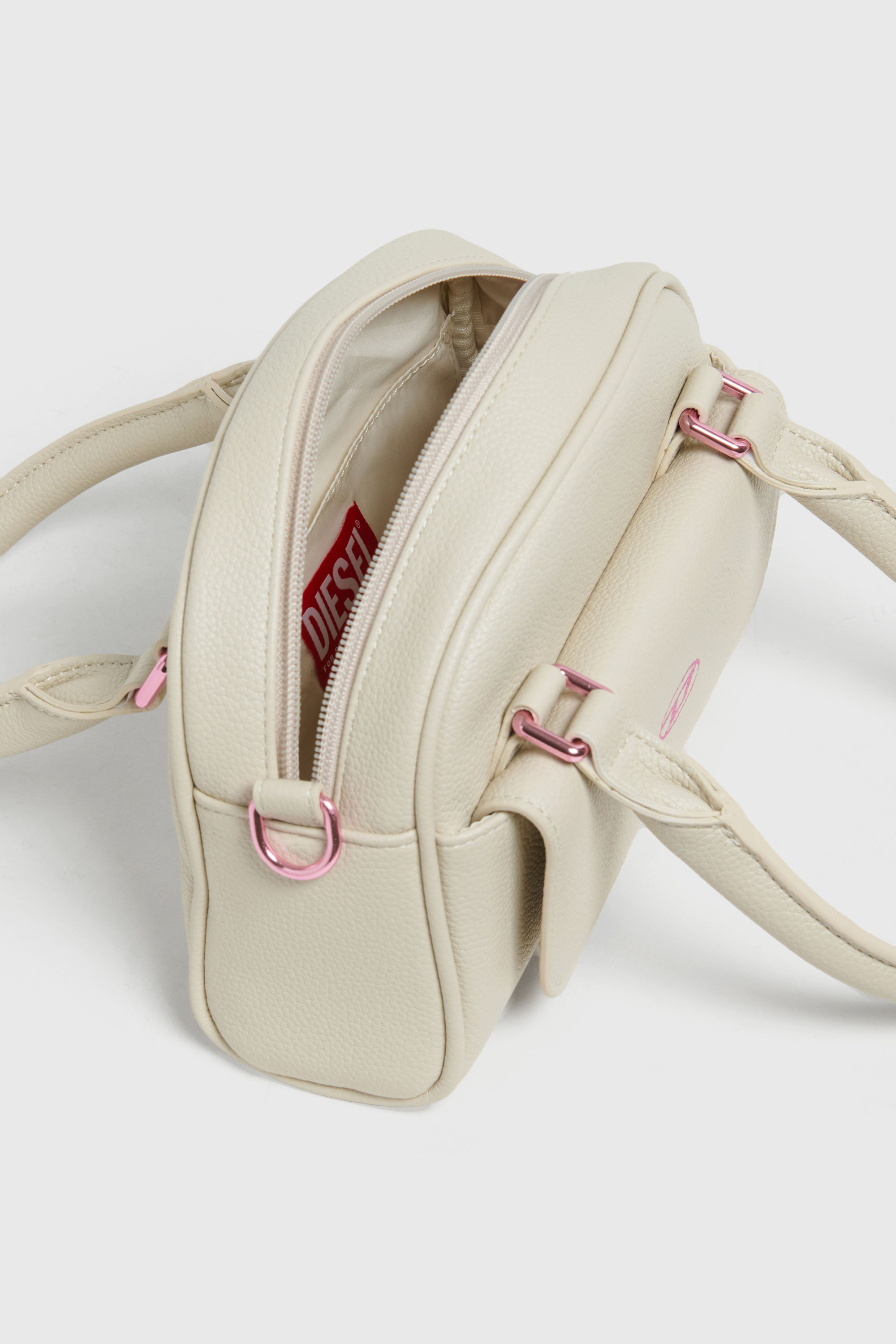 Diesel - WREDY, Woman's WREDY - Bag in grainy coated fabric in White - 4