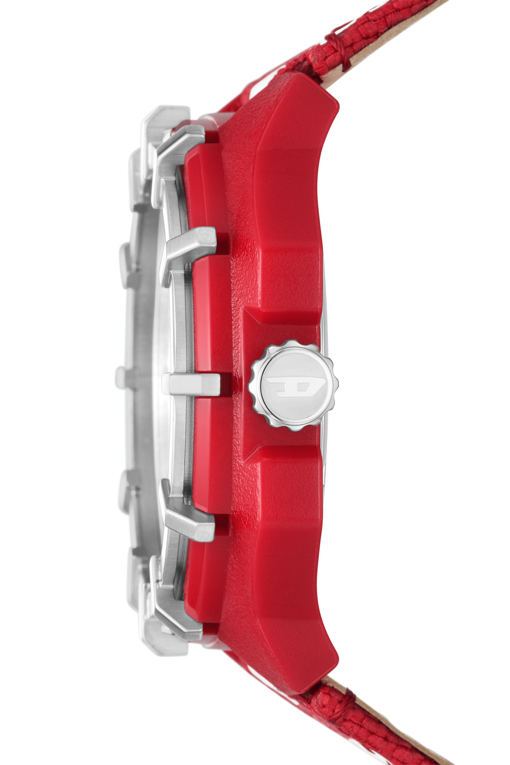 Diesel - DZ4621, Man Framed Solar Red watch in Red - Image 3