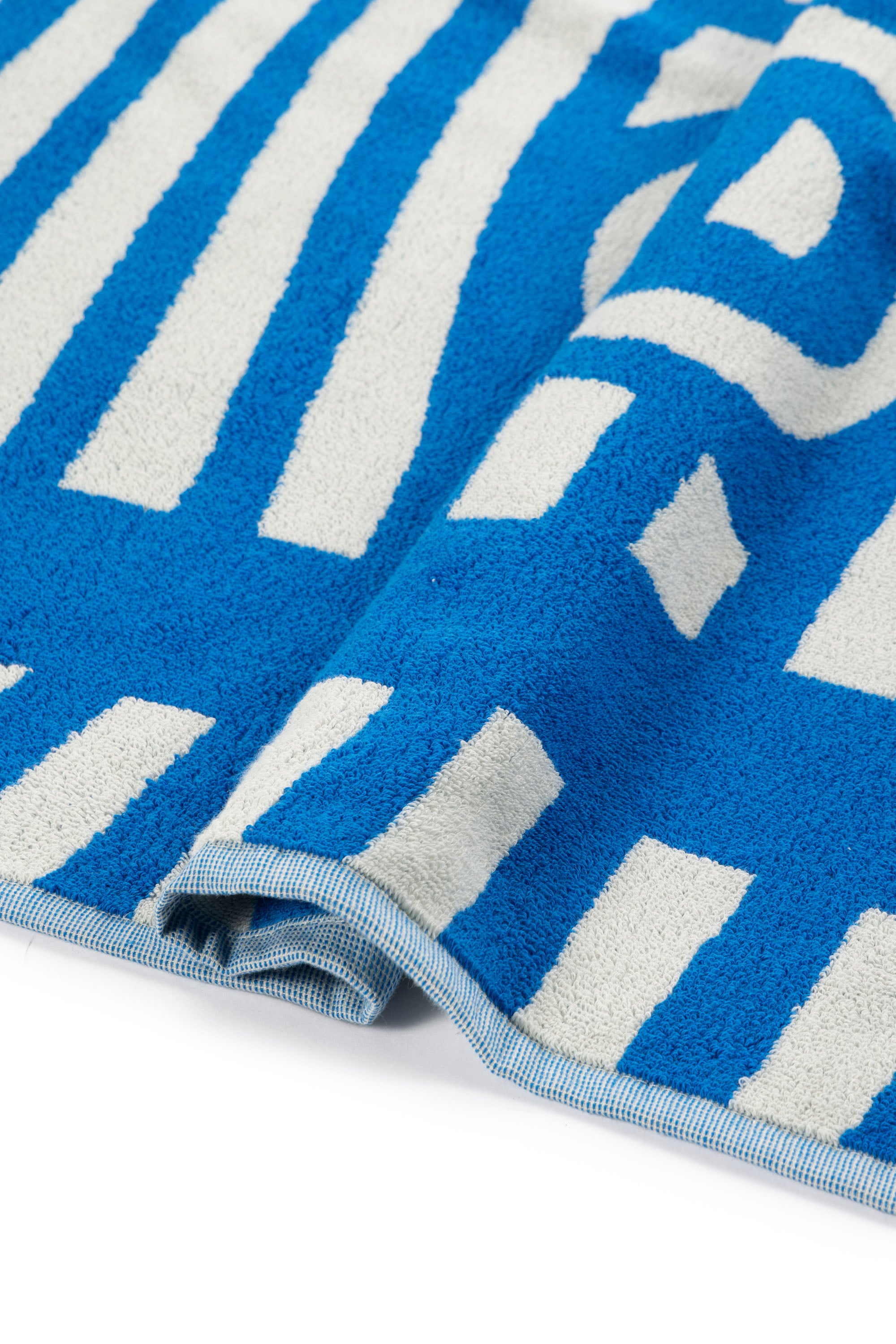 Diesel - 1018164 STRIPES GREY/BLUE TOWEL, Unisex's Terry towel 100x180 cm in Blue - 3
