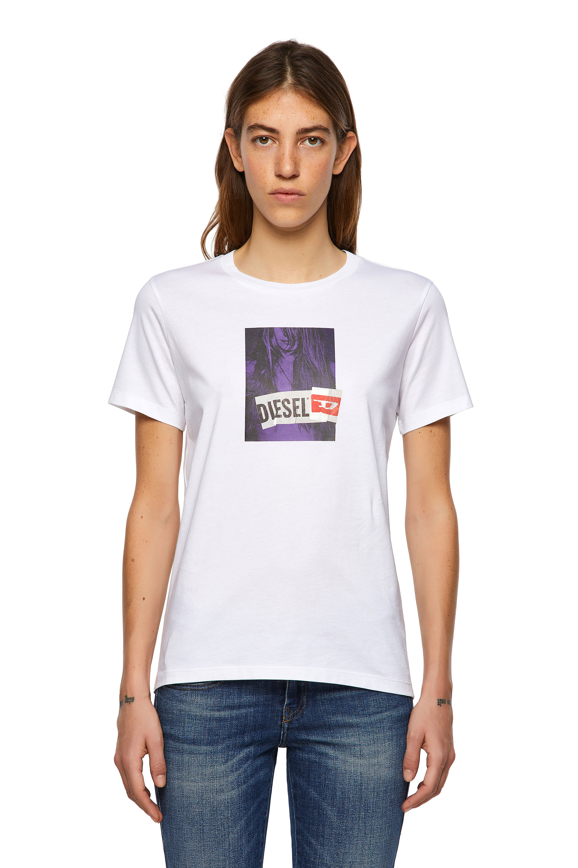 T-SILY-B3, White Diesel - T-SILY-B3, White - T-Shirts - Image 1
