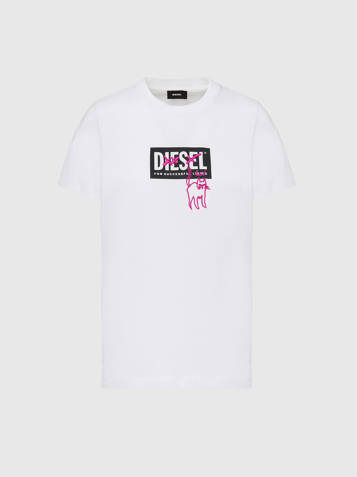 T-SILY-E52, White Diesel - T-SILY-E52, White - T-Shirts - Image 1