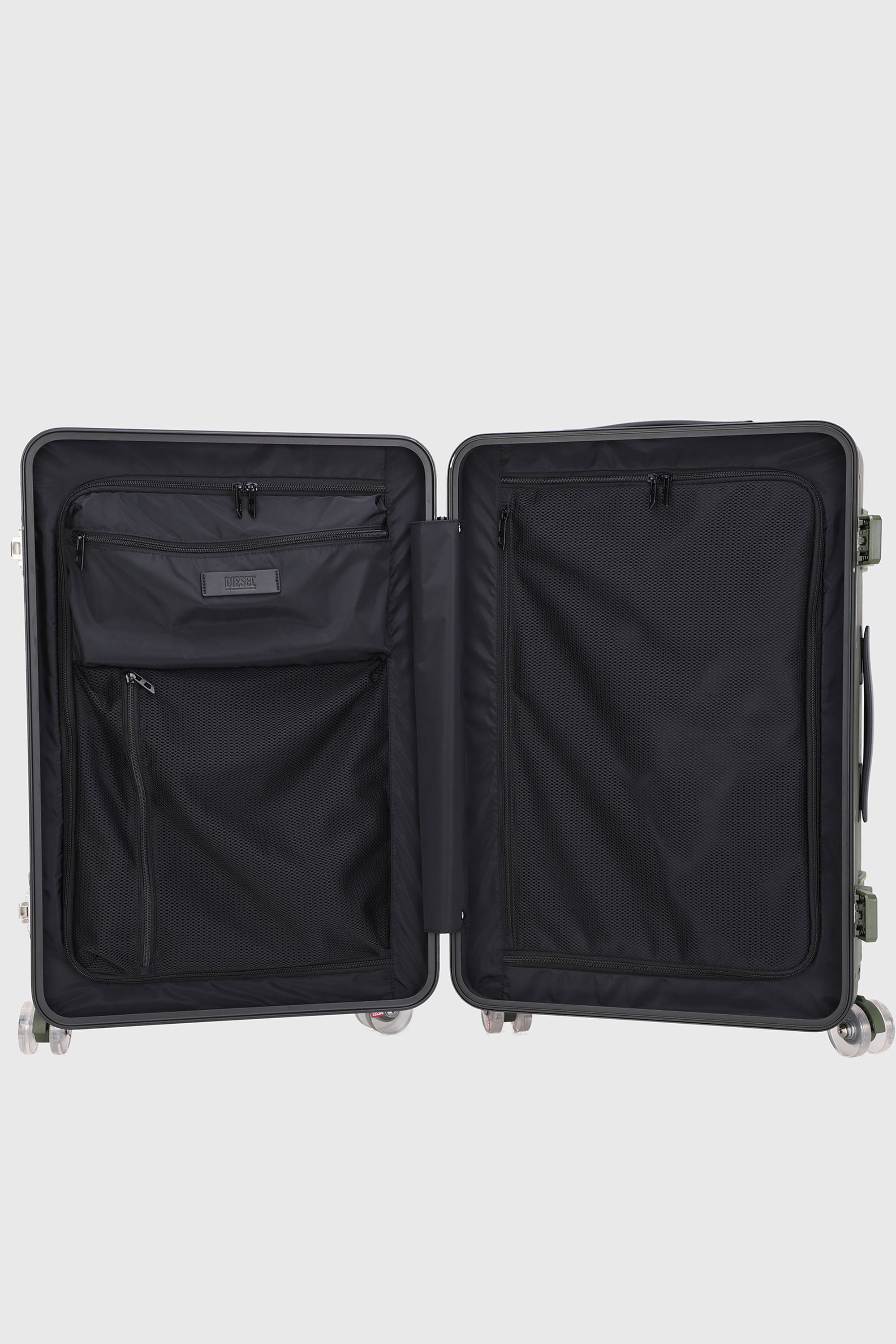 Diesel - DIESEL PC STRONG IMAGE TROLLEY- DSL003, Unisex's Rugged suitcase size M in Military Green - 3