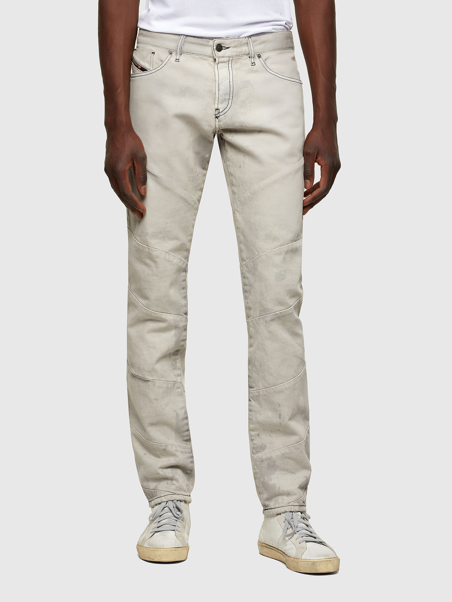 D-Kras 009ZC, Light Grey Diesel - D-Kras 009ZC, Light Grey - Jeans - Image 1