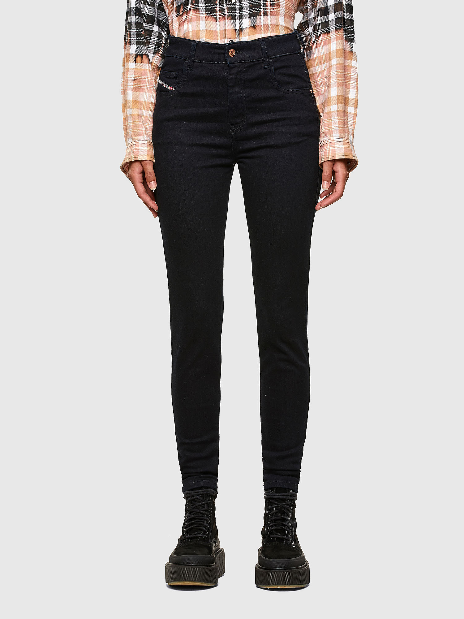 Slandy High 009CW, Dark Blue Diesel - Slandy High 009CW, Dark Blue - Jeans - Image 1