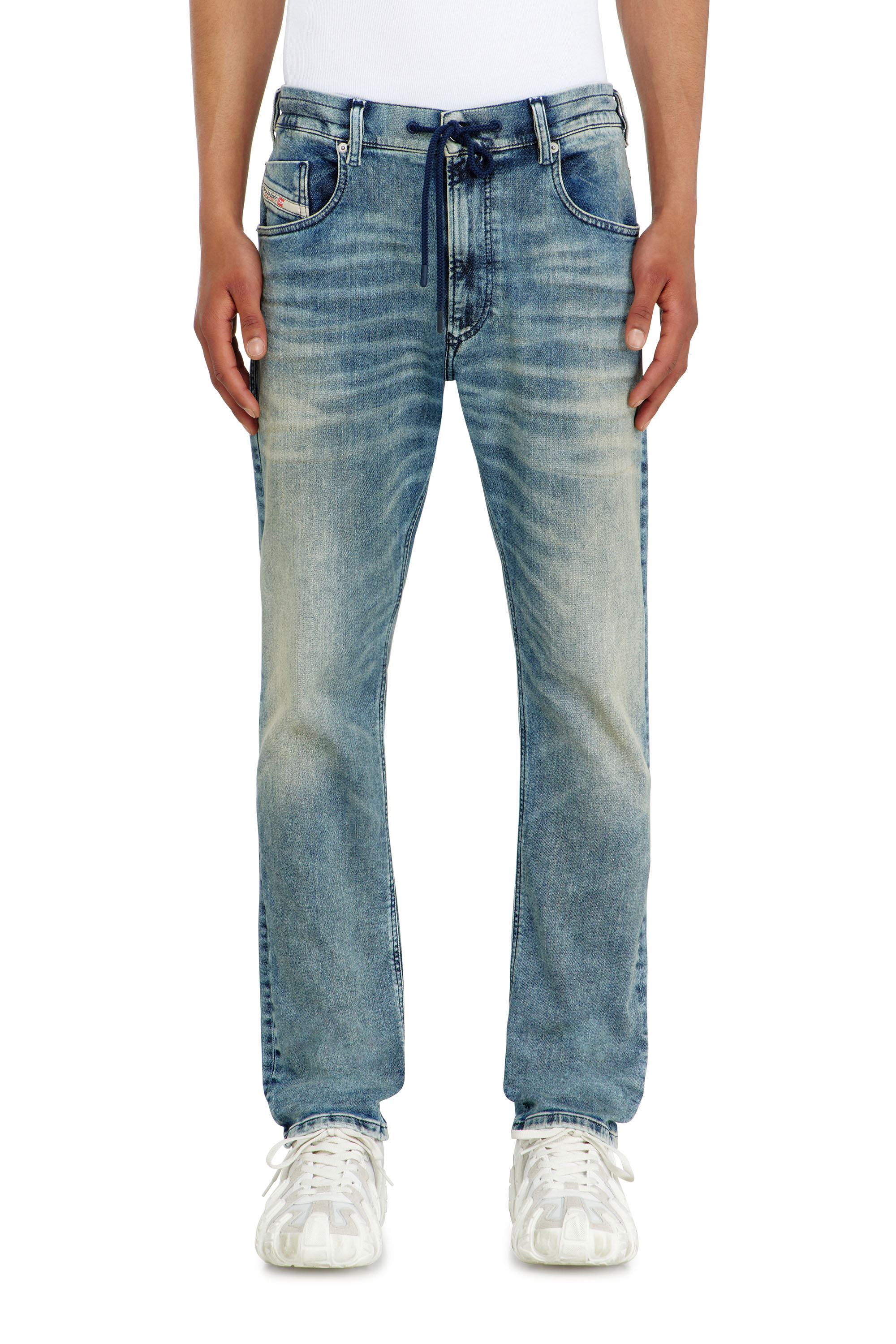 Diesel - Man's Regular 2032 D-Krooley Joggjeans&reg; 09N63, Light Blue - 1