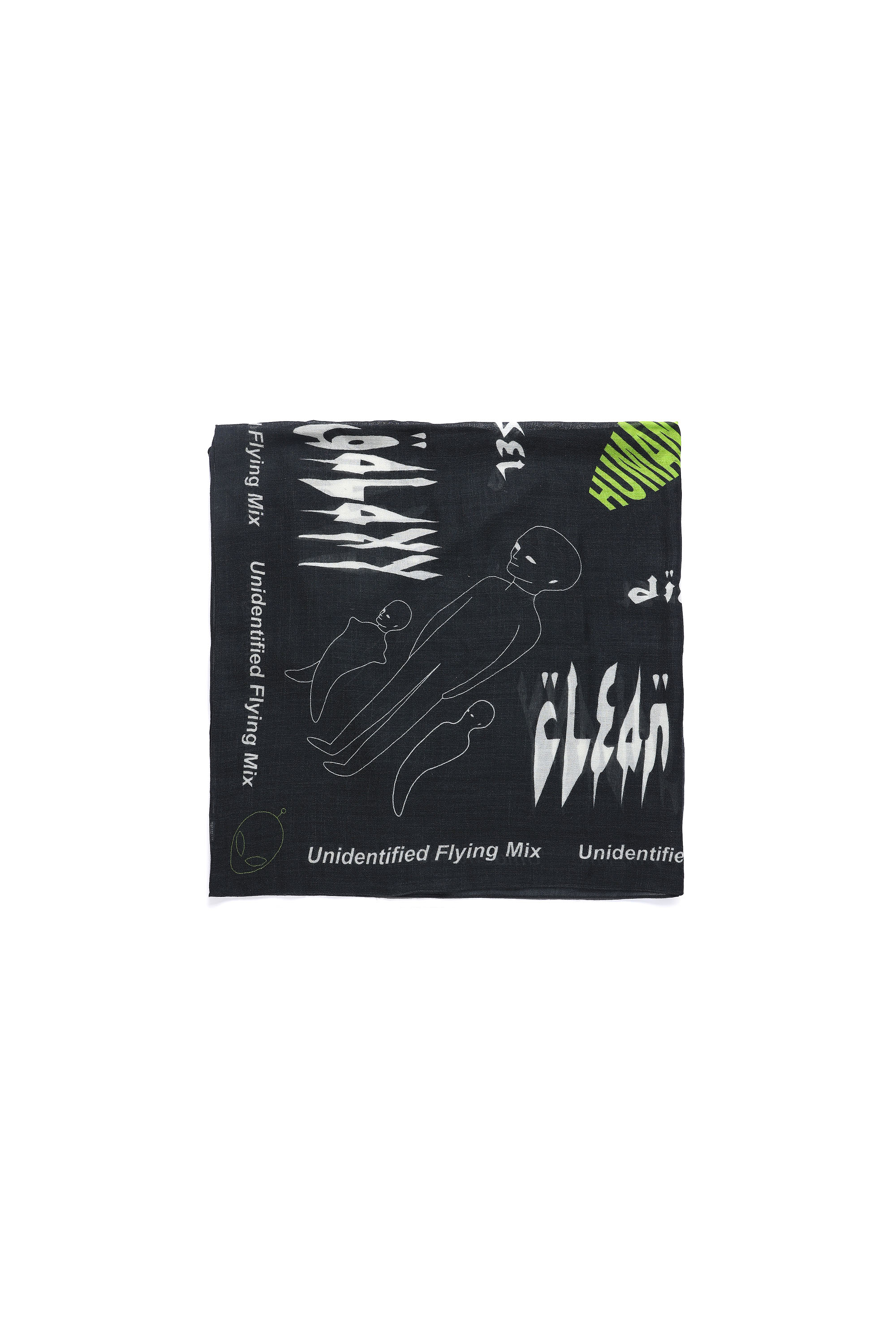 S-OWARD, Black Diesel - S-OWARD, Black - Scarf - Image 1