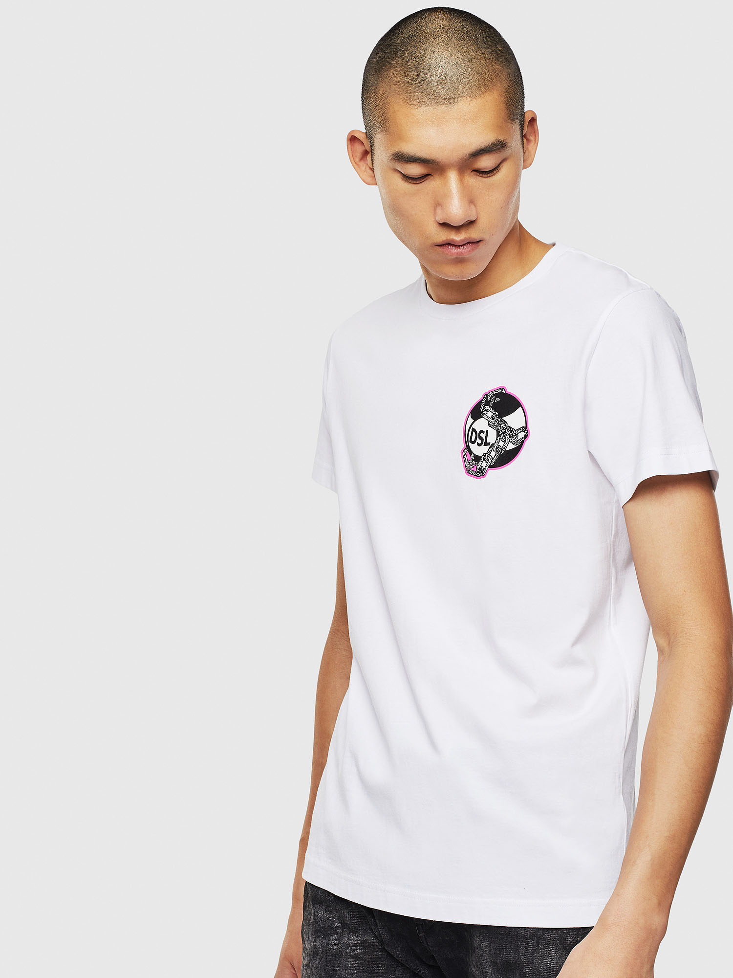 T-DIEGO-J10, White Diesel - T-DIEGO-J10, White - T-Shirts - Image 1