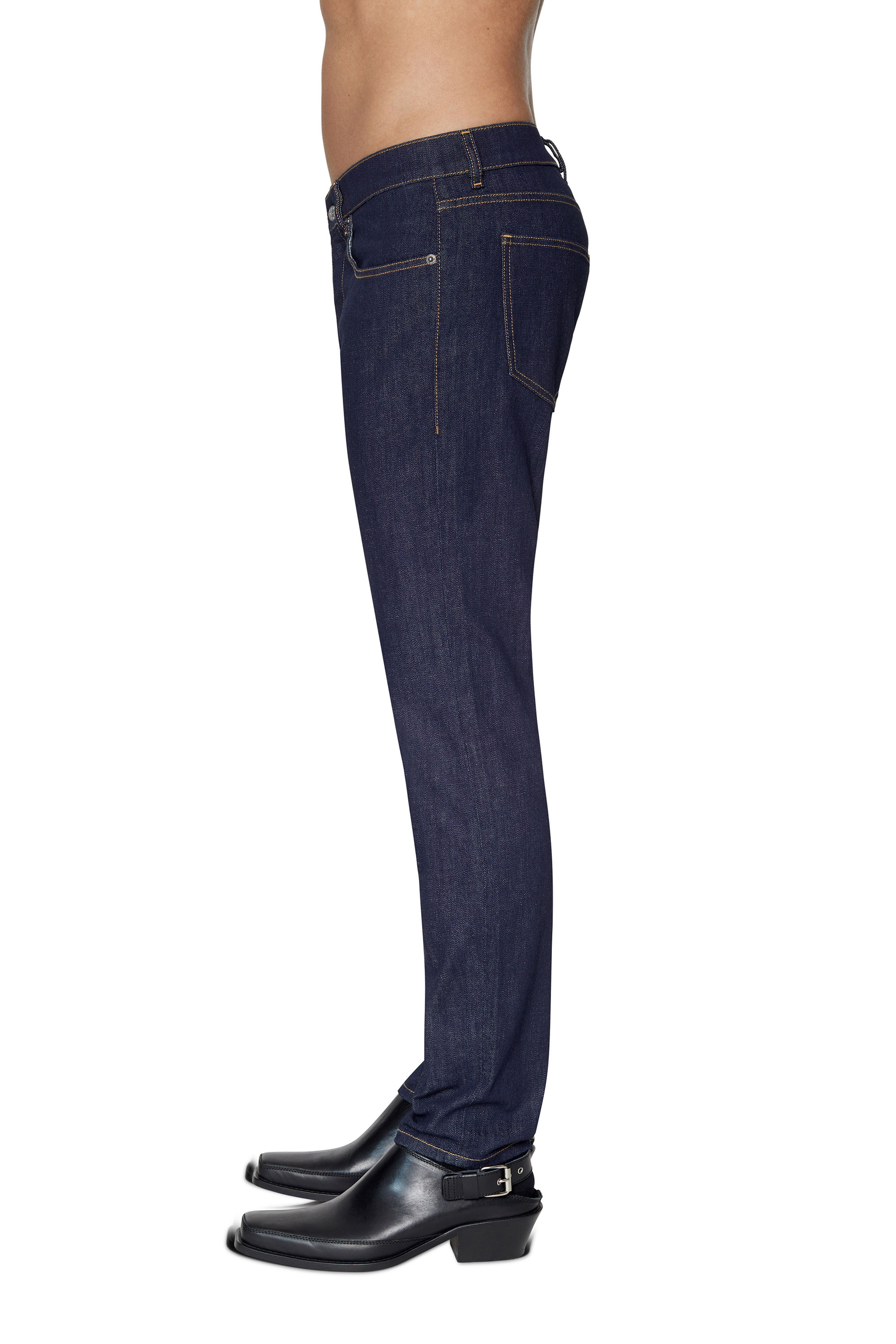 2019 D-STRUKT Man: Dark blue Slim fit Jeans mid rise | Diesel