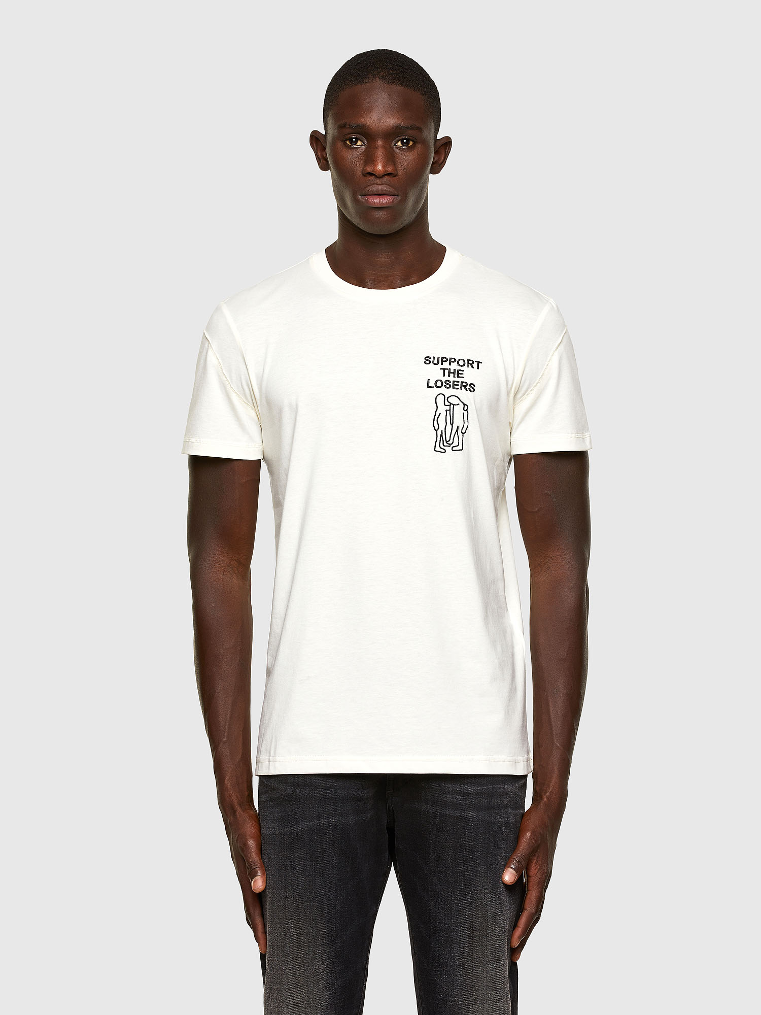 T-DORYMO-A1, White Diesel - T-DORYMO-A1, White - T-Shirts - Image 1