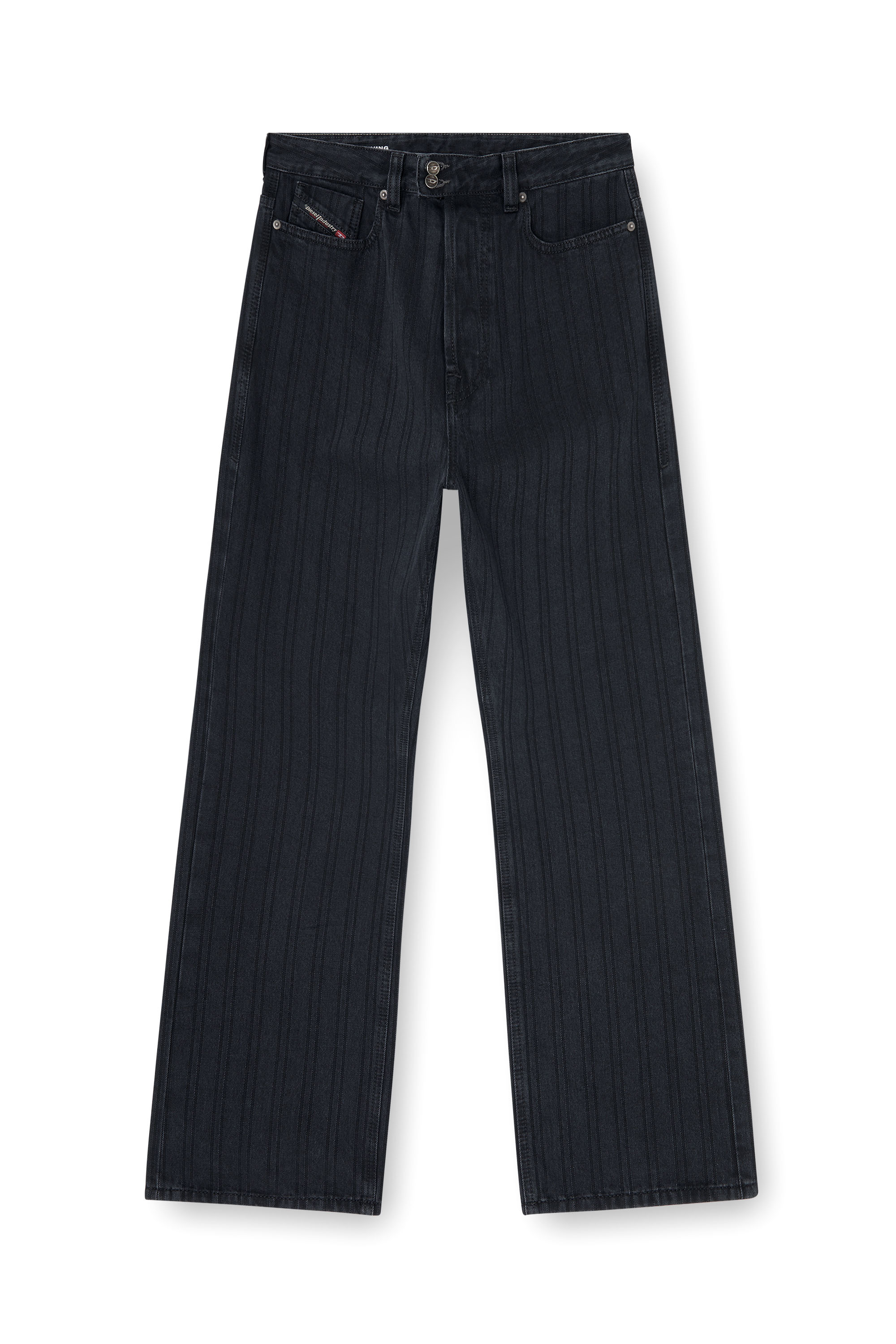 Diesel - Man's Relaxed Jeans 1980 D-Eeper 09Q12, Black/Dark grey - 6