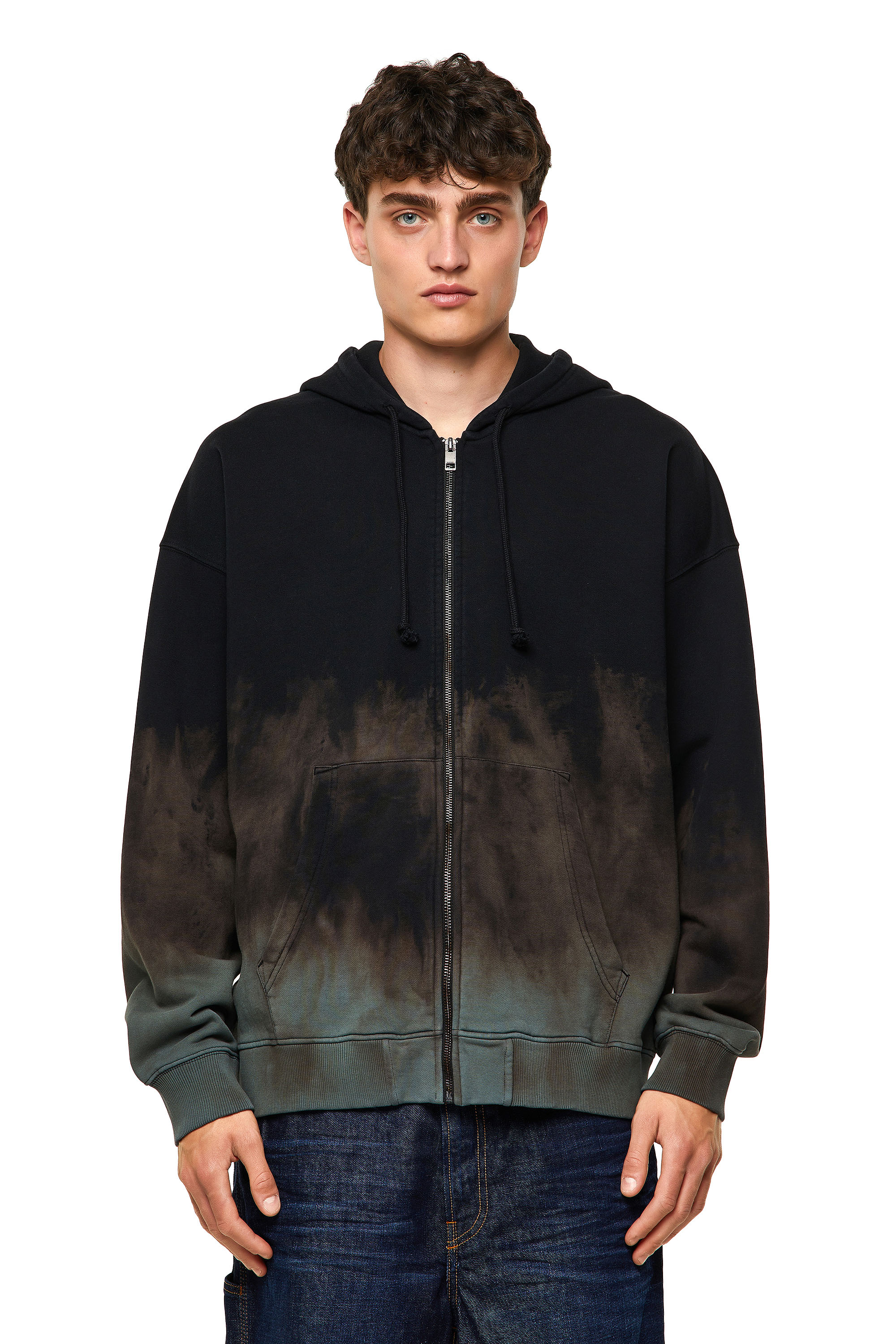 S-UMMER-ZIP-B1, Grey Diesel - S-UMMER-ZIP-B1, Grey - Sweaters - Image 1