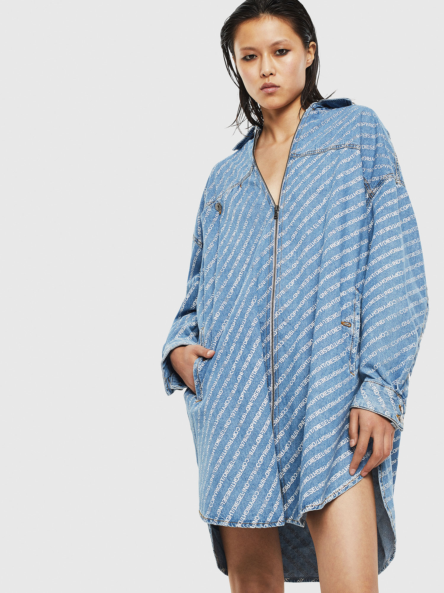 DE-SLYX, Light Blue Diesel - DE-SLYX, Light Blue - Dresses - Image 1