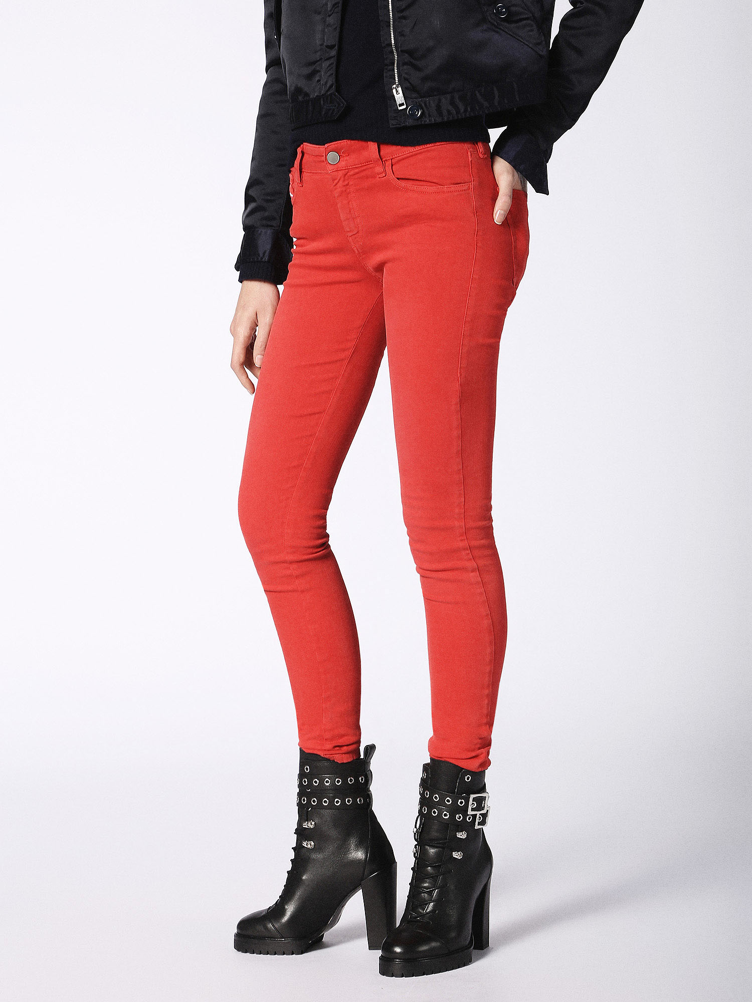 Slandy 084BZ, Red Diesel - Slandy 084BZ, Red - Jeans - Image 1