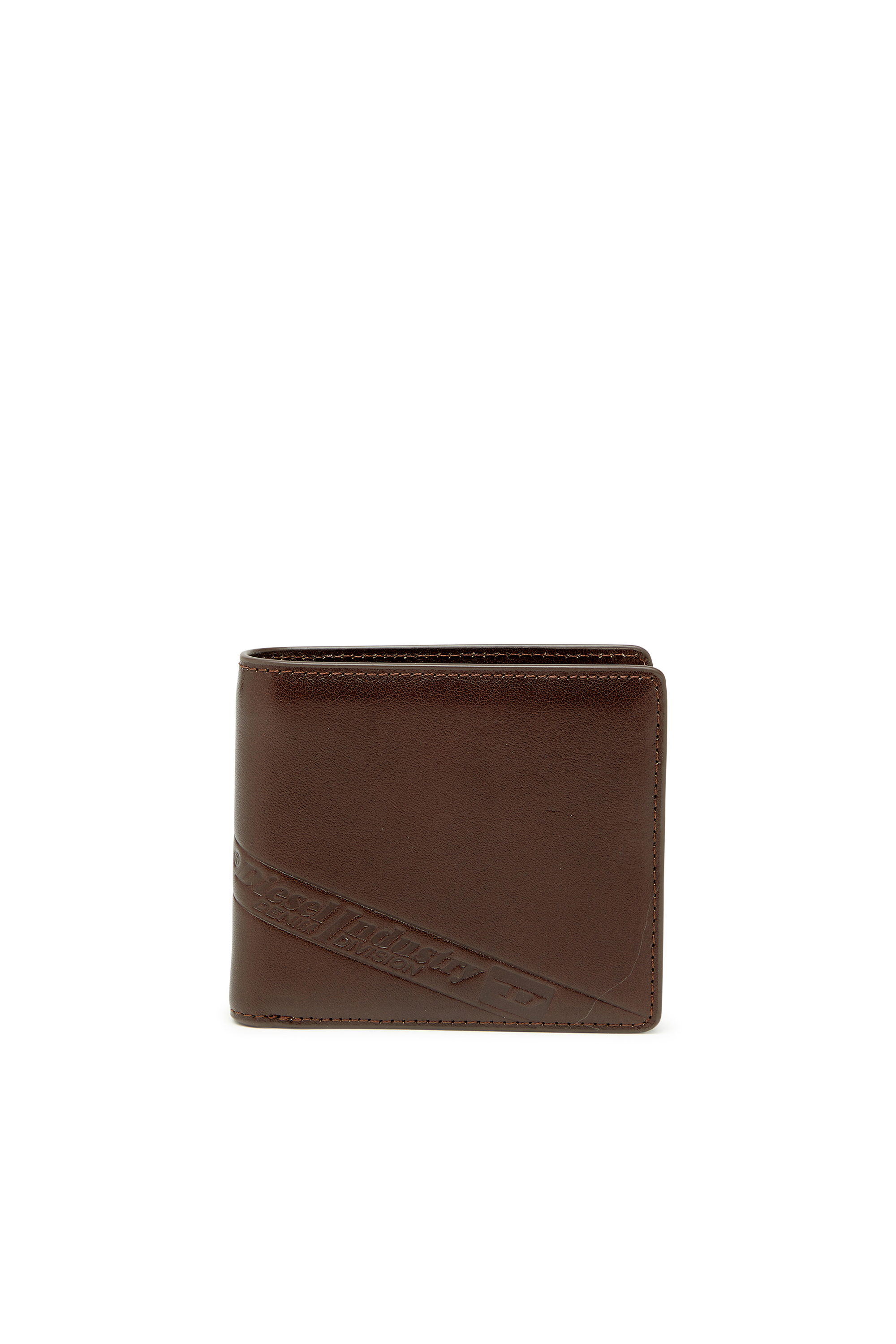 小物 DIESEL Compact Wallet Brown Leather Men's Wallets & Card Holder: in Leather, Denim, Canvas | Diesel®