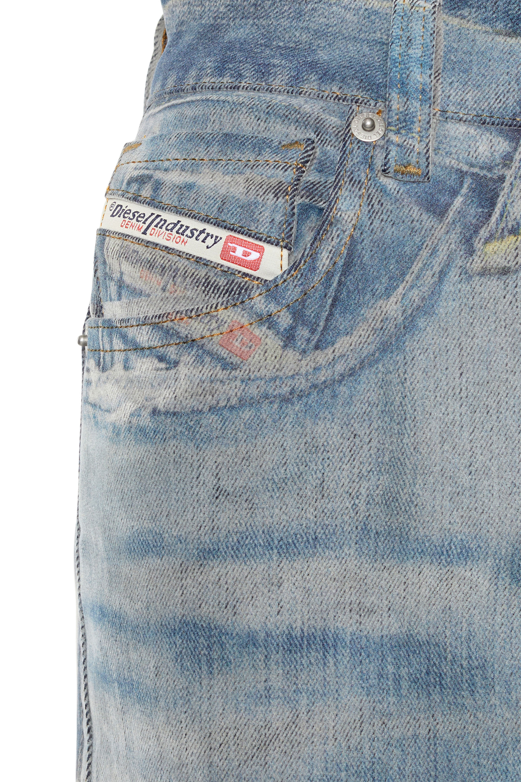 Diesel - D-Escription 09E51 Bootcut and Flare Jeans, Medium blue - Image 3