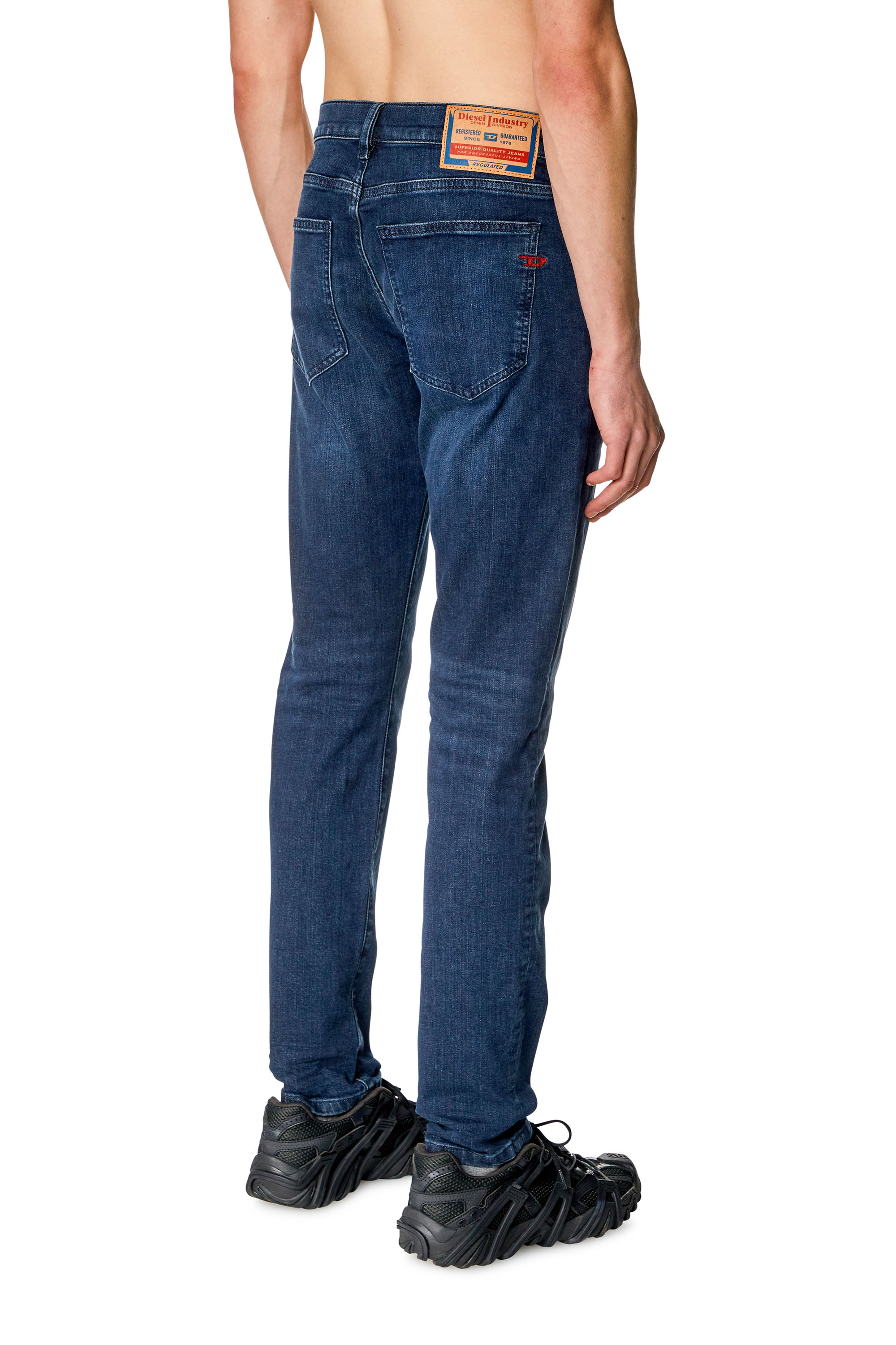 White, D-Strukt Diesel® | Blue, Slim Fit Jeans: Men\'s Black,