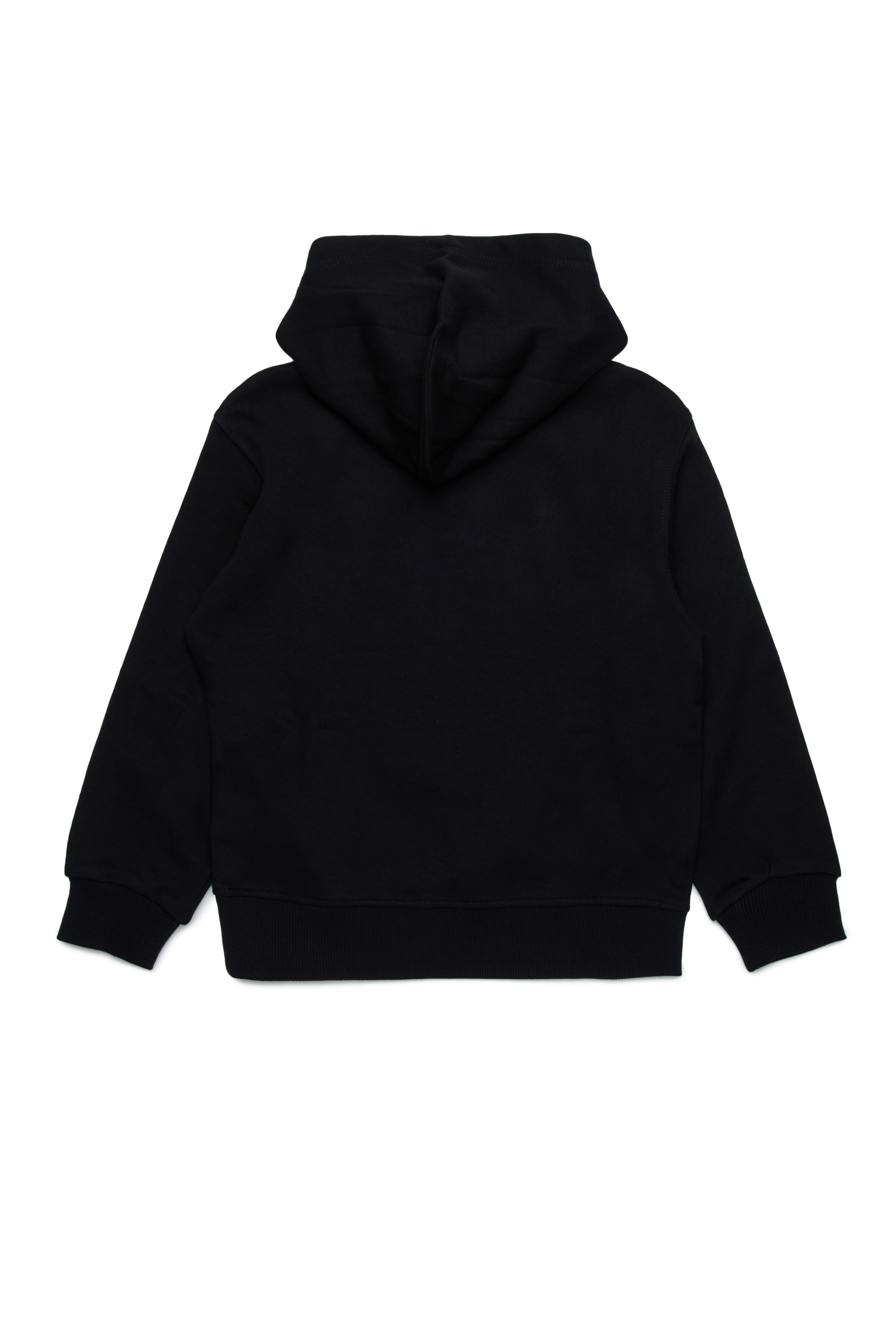 Diesel - SGINNWELTHOOD OVER, Man's Hoodie with Earth print in Black - 2