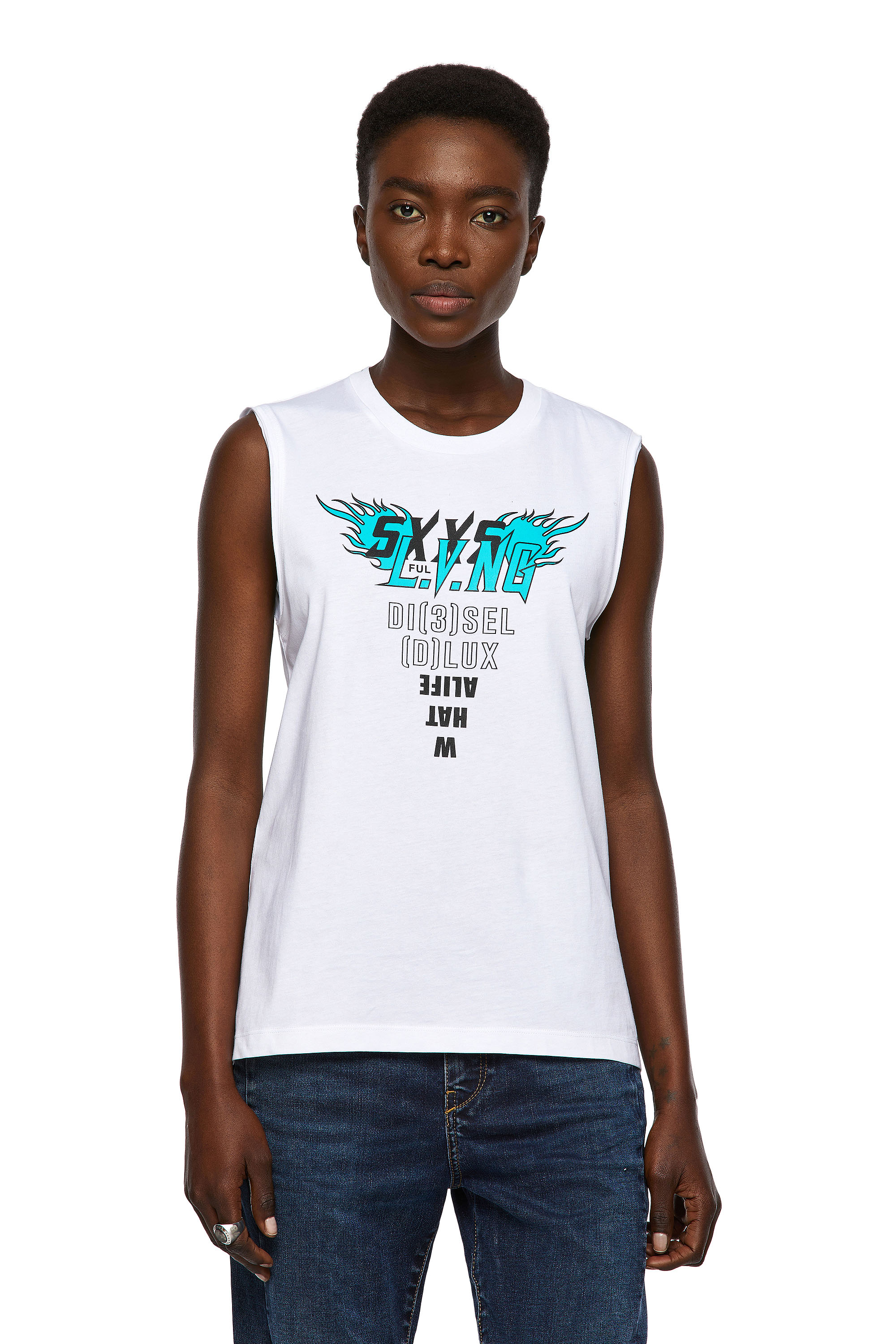 T-SILESS, White Diesel - T-SILESS, White - T-Shirts - Image 1