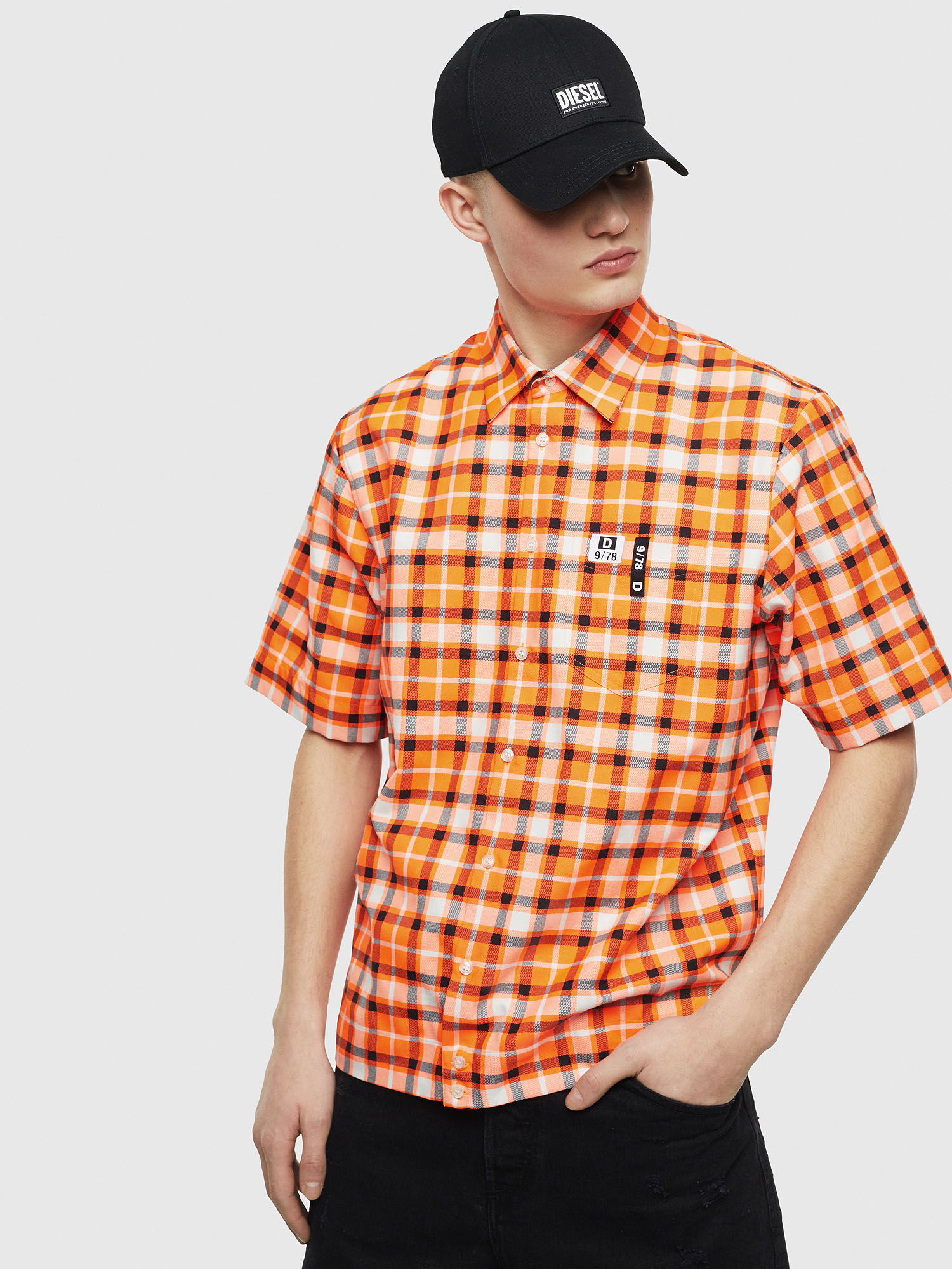S-ATWOOD-A, Orange Diesel - S-ATWOOD-A, Orange - Shirts - Image 1