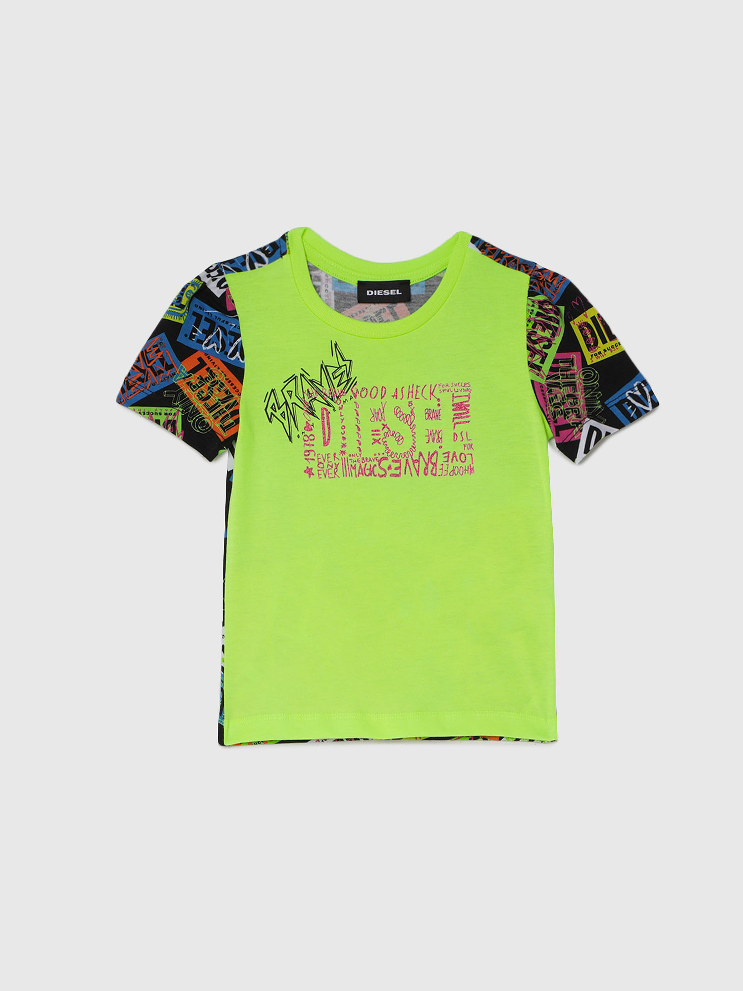 TAIRB-R, Green/Black Diesel - TAIRB-R, Green/Black - T-shirts and Tops - Image 1