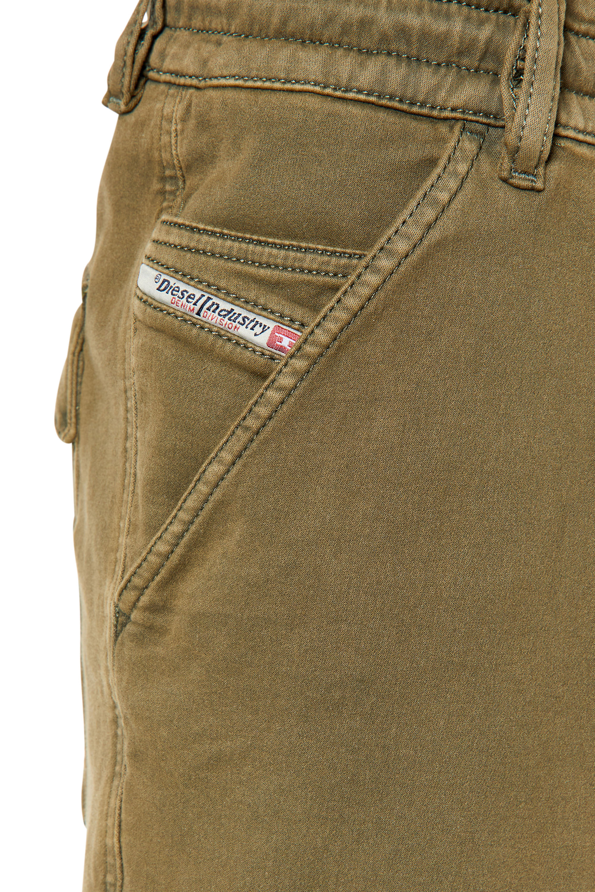 Diesel - Tapered 2030 D-Krooley Joggjeans® 068DY, Military Green - Image 3
