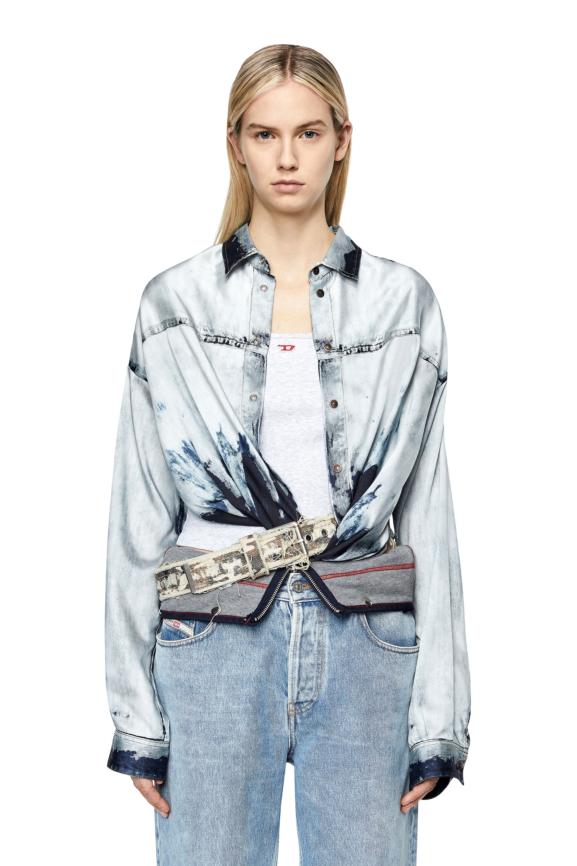 C-SUKI, Light Blue Diesel - C-SUKI, Light Blue - Shirts - Image 1
