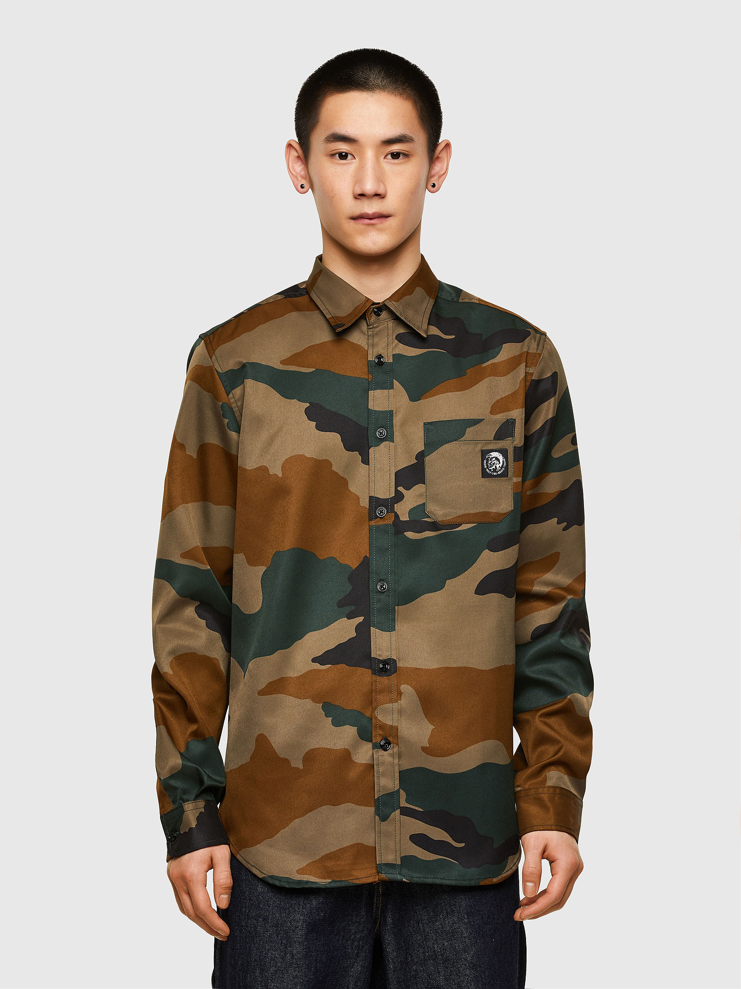 S-MOI-CAMU, Brown Diesel - S-MOI-CAMU, Brown - Shirts - Image 1
