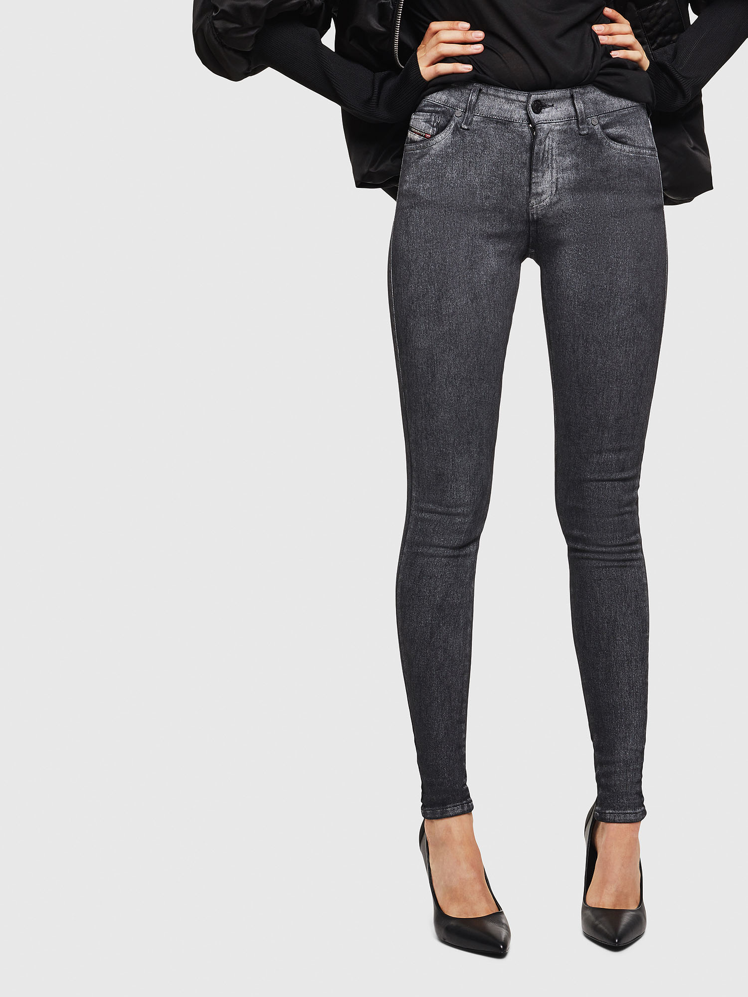 Slandy 069JV, Dark grey Diesel - Slandy 069JV, Dark grey - Jeans - Image 1