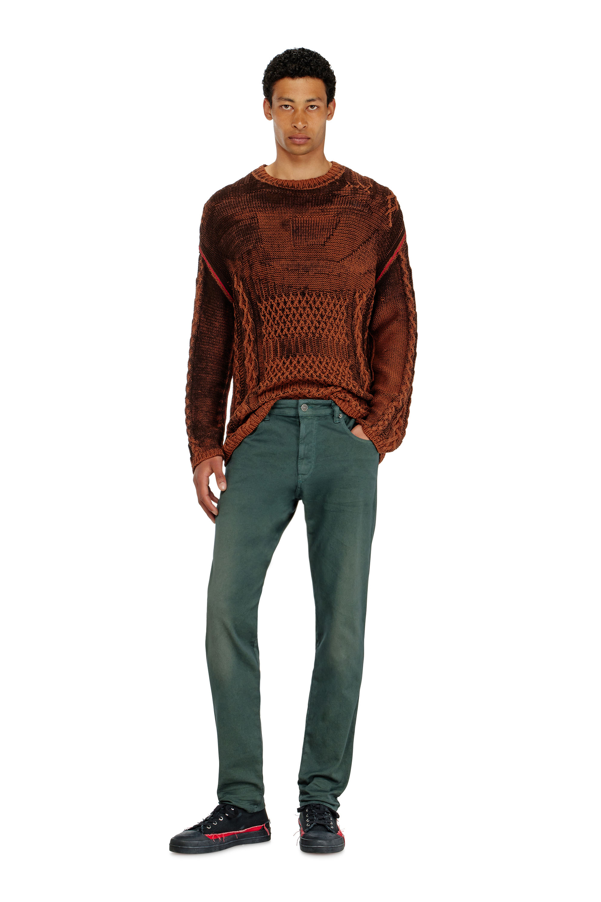 Diesel - Man's Slim 2062 D-Strukt Joggjeans&reg; 0670M, Dark Green - 1