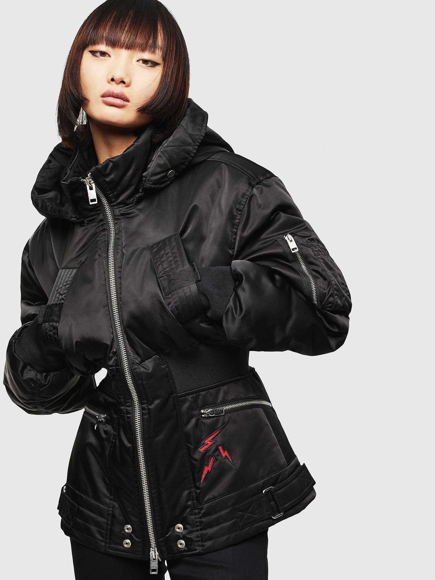 CL-W-ISOKE-A-LITM, Black Diesel - CL-W-ISOKE-A-LITM, Black - Winter Jackets - Image 1