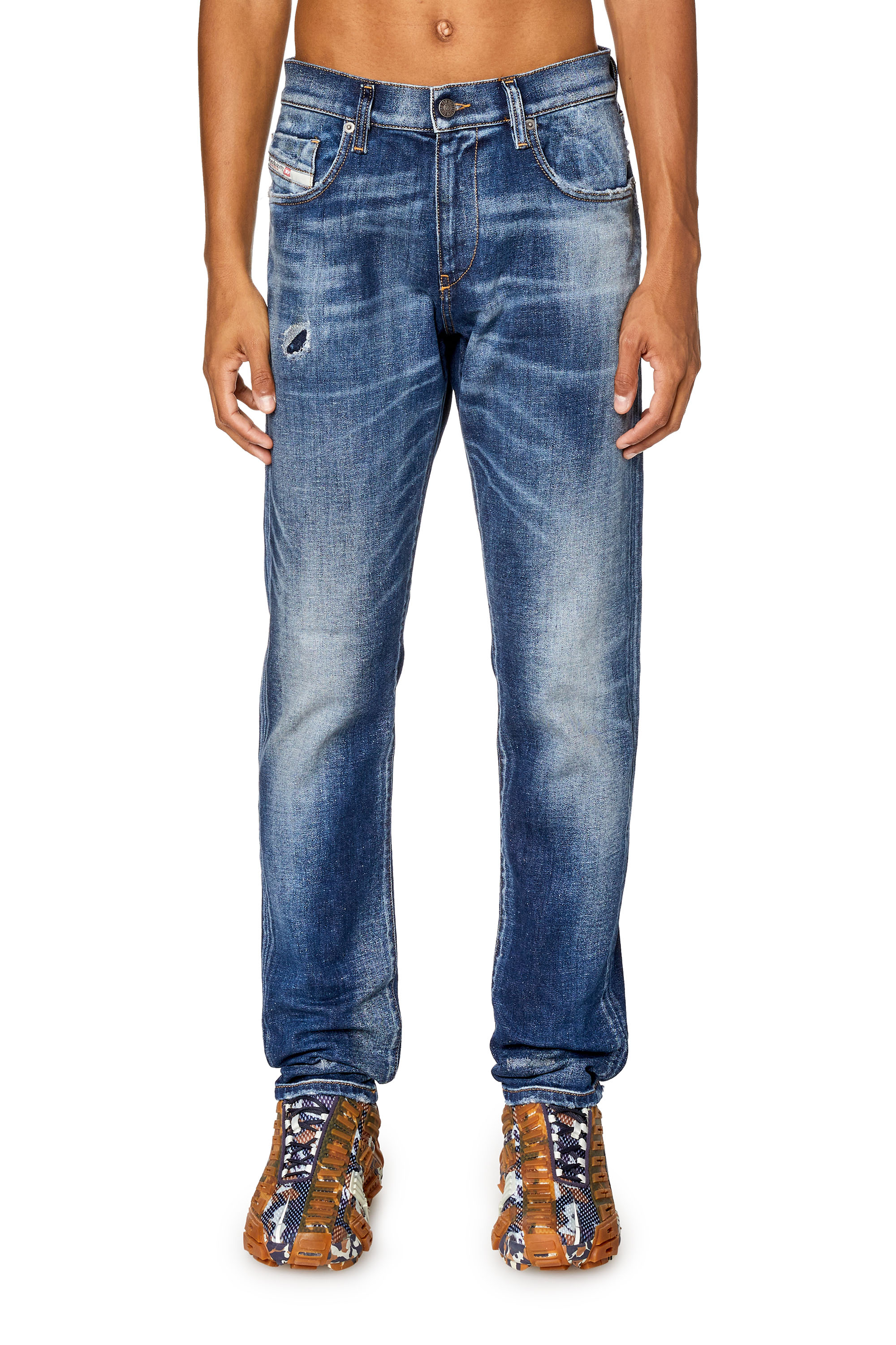 Diesel - Slim Jeans 2019 D-Strukt 09G89, Medium blue - Image 1