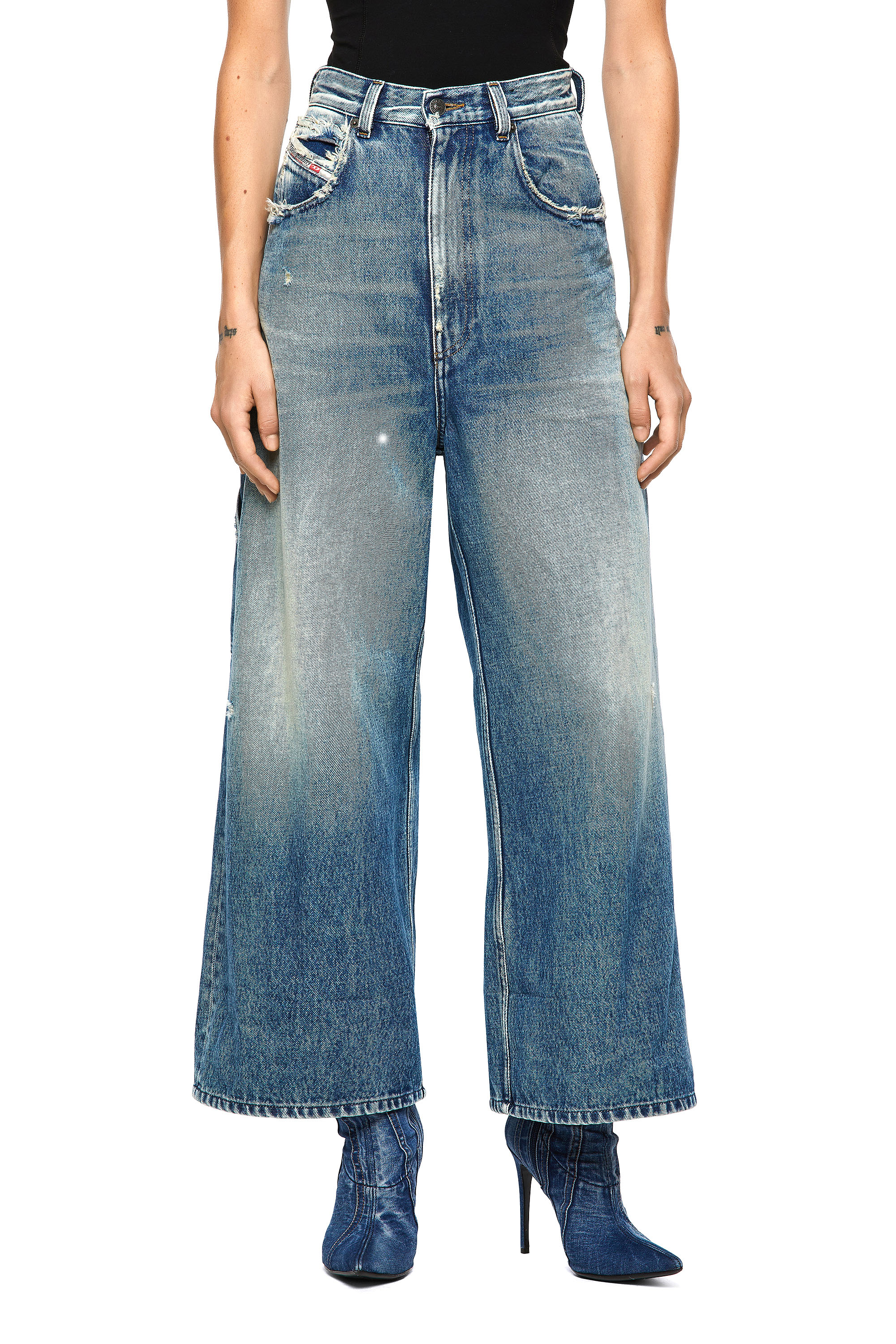 D-Luite 09A58, Medium blue Diesel - D-Luite 09A58, Medium blue - Jeans - Image 1