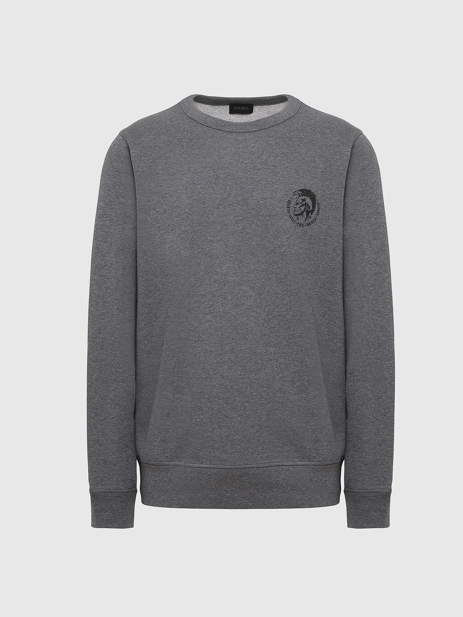 UMLT-WILLY, Grey Melange Diesel - UMLT-WILLY, Grey Melange - Sweaters - Image 1