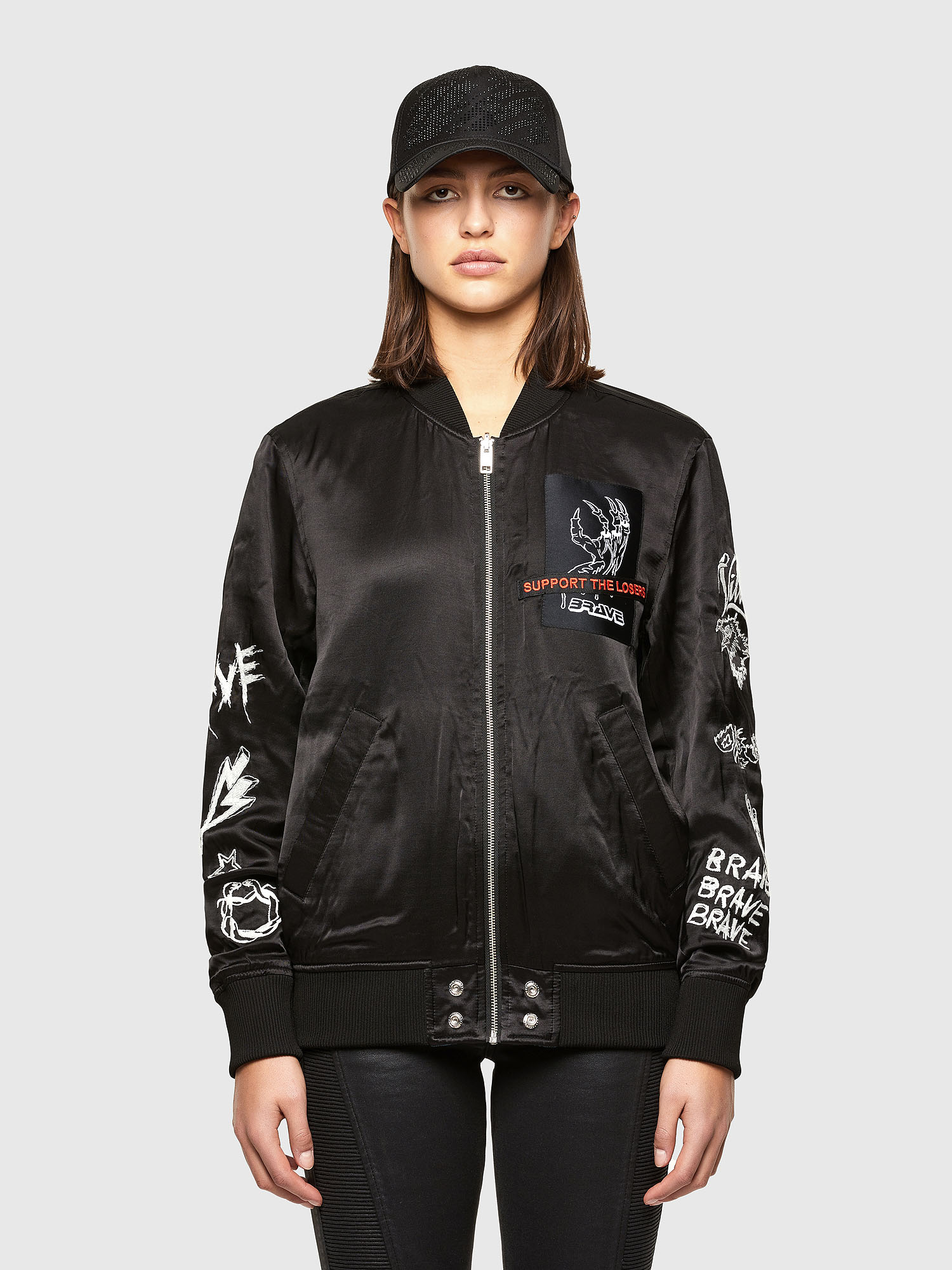 J-SMOKED, Black Diesel - J-SMOKED, Black - Jackets - Image 1