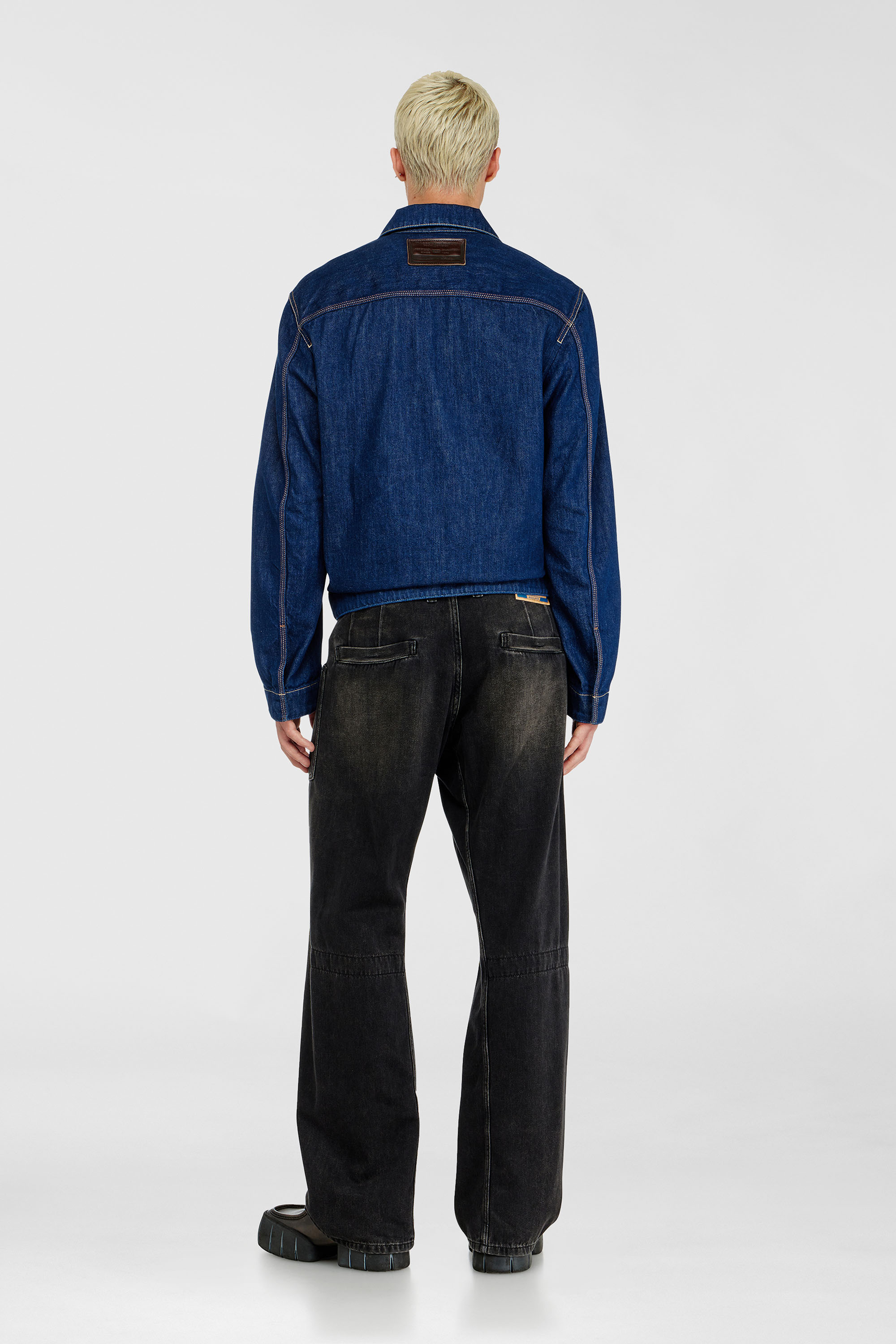 Men's Relaxed Jeans | Regular Waist D-ZetaBlack/Dark grey | Diesel TR