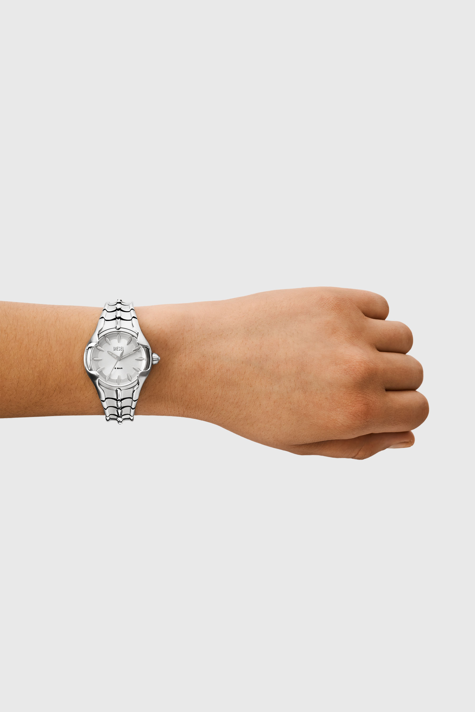 Vert DZ5605ディーゼル腕時計 diesel Women's Vert three-hand stainless steel watch | Silver | Diesel