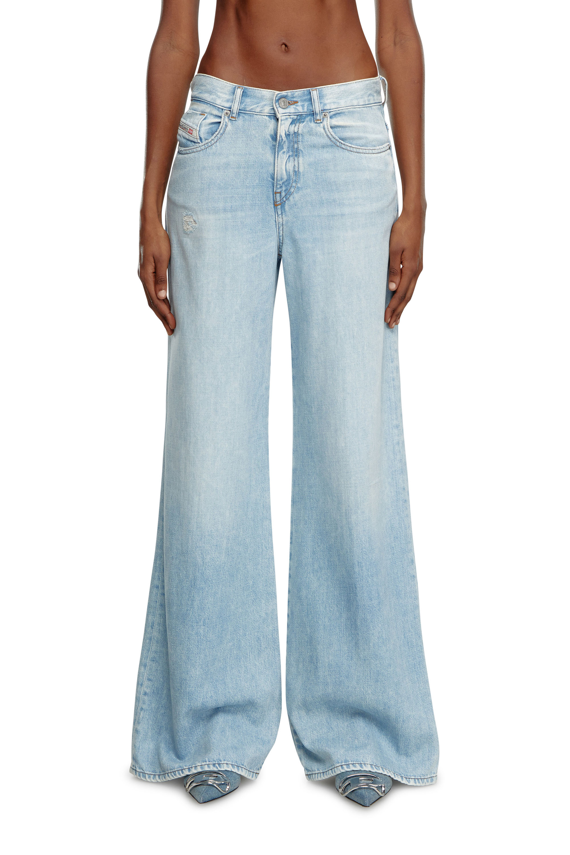 Women's Flare Jeans | Light Blue | Diesel 1978 D-Akemi