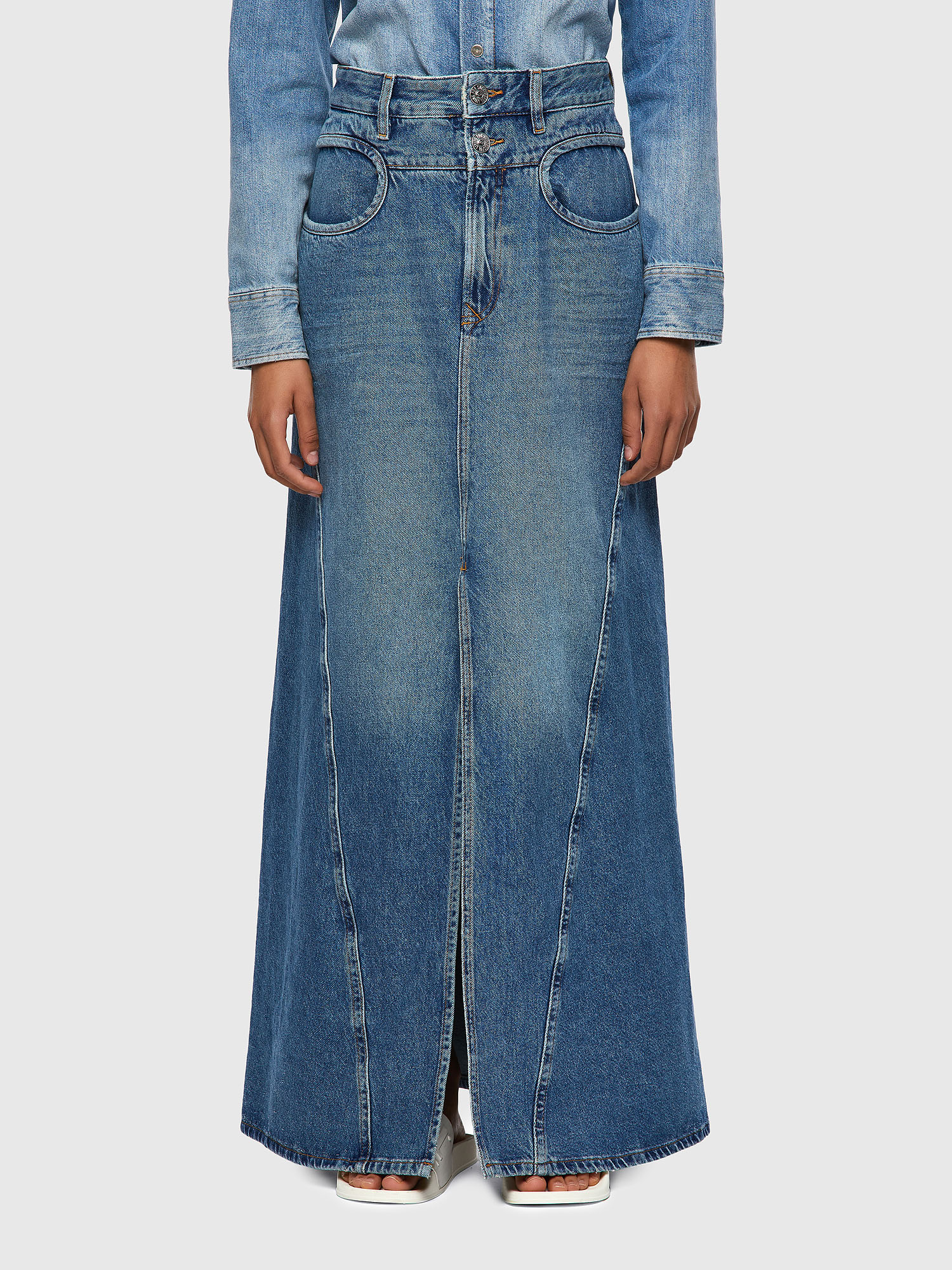 DE-REGYSK-SP, Blue Diesel - DE-REGYSK-SP, Blue - Skirts - Image 1