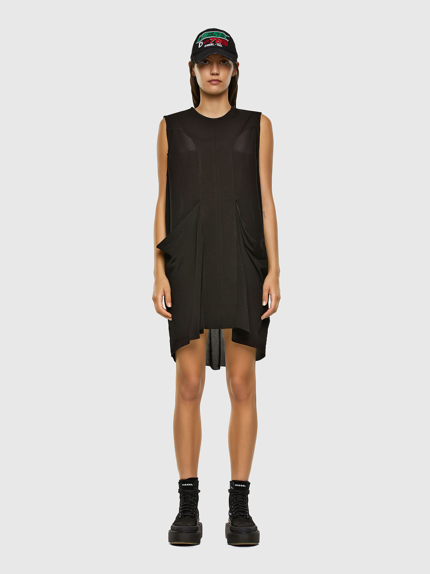 D-EVEN-A, Black Diesel - D-EVEN-A, Black - Dresses - Image 1