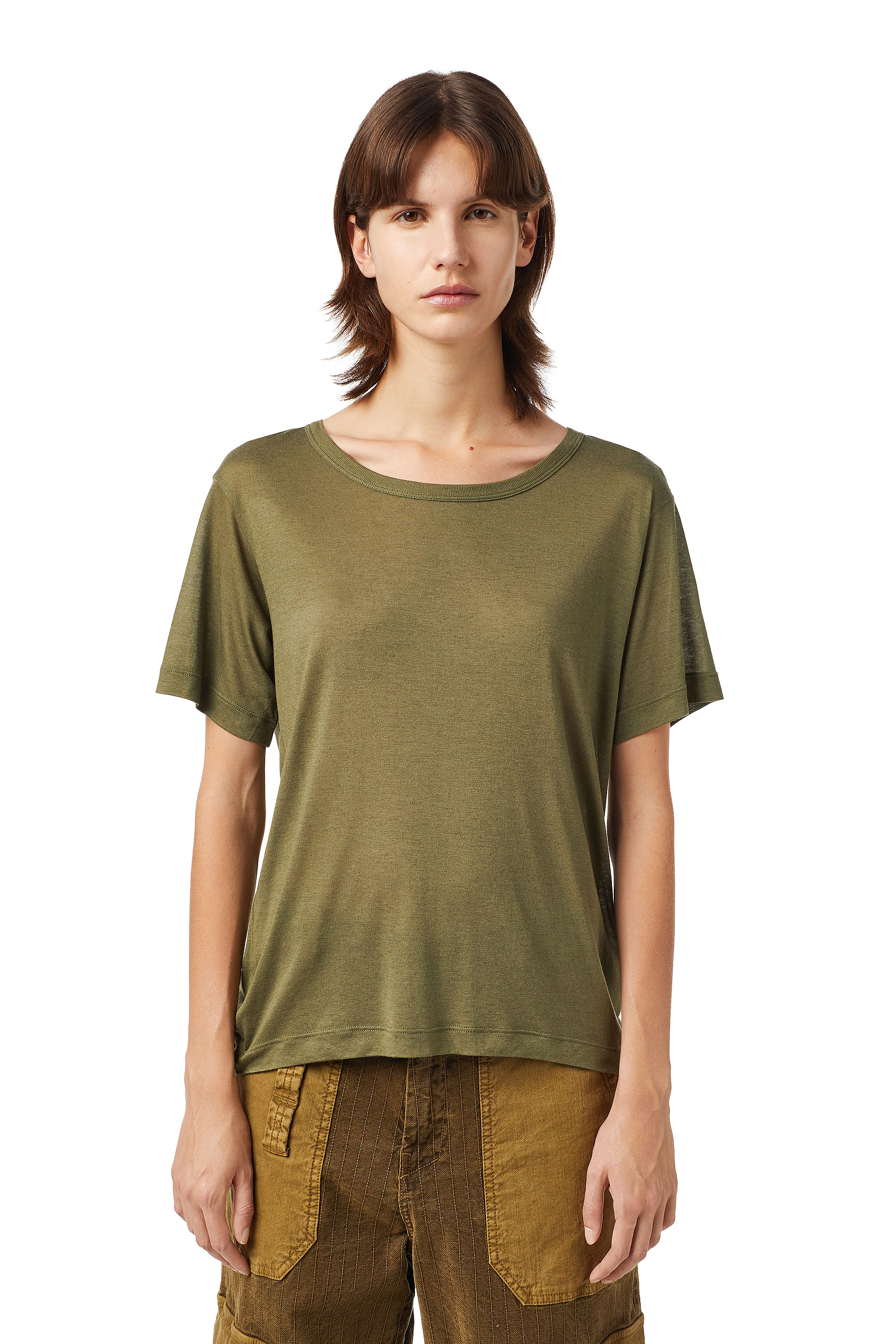 T-DRUM-B1, Military Green Diesel - T-DRUM-B1, Military Green - Tops - Image 1