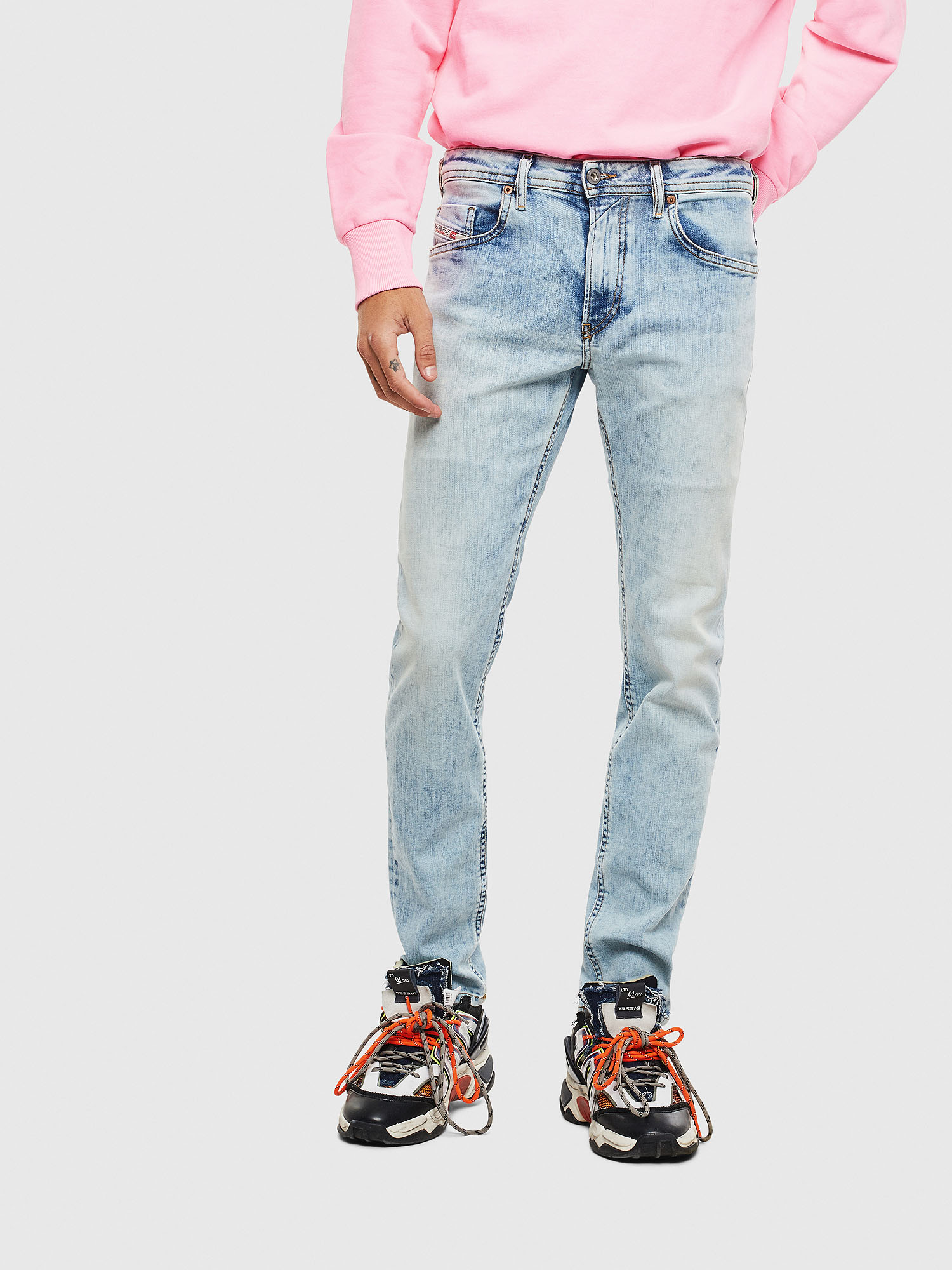 Thommer 0096C, Light Blue Diesel - Thommer 0096C, Light Blue - Jeans - Image 1
