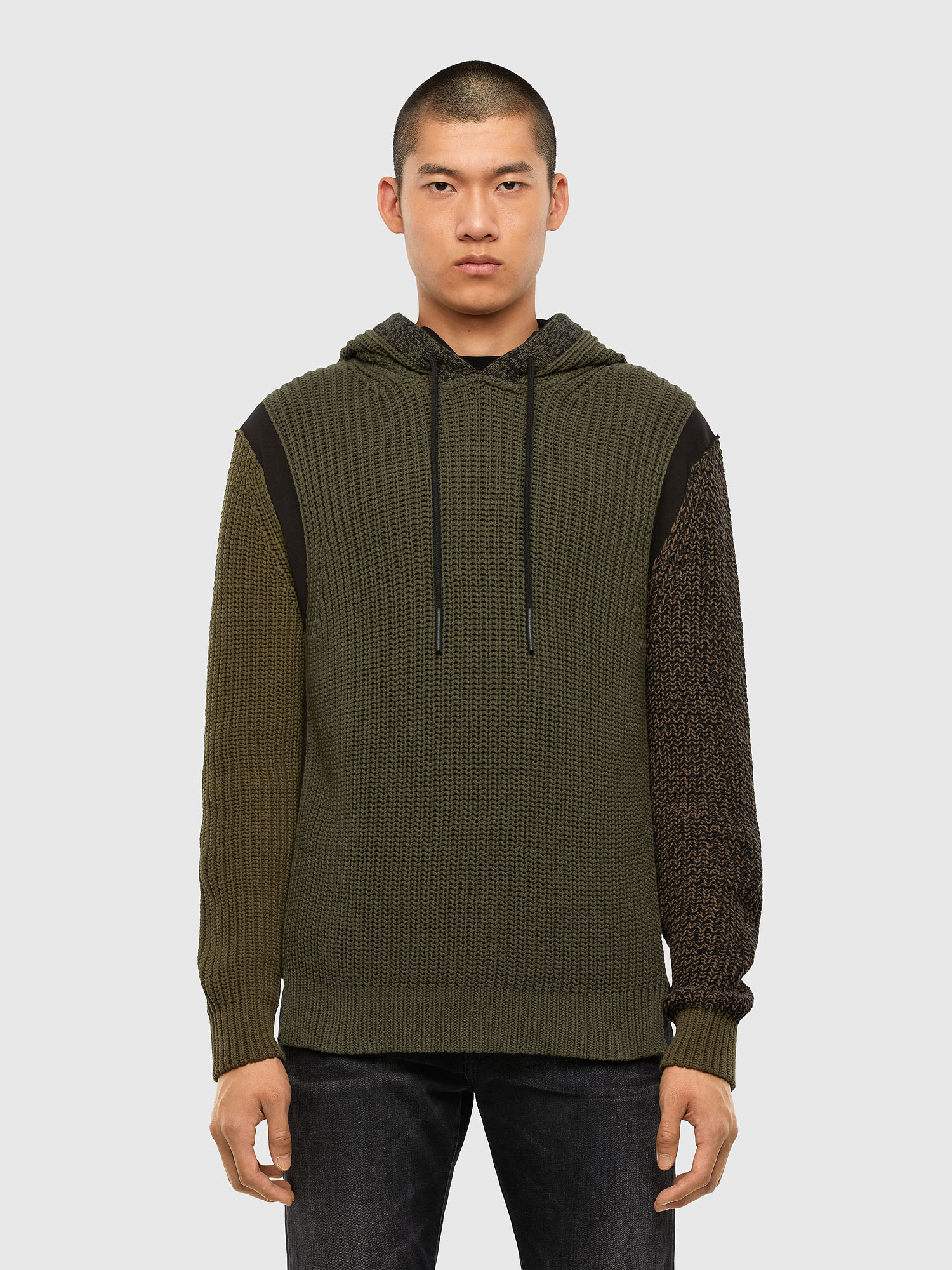K-CAREY, Military Green Diesel - K-CAREY, Military Green - Knitwear - Image 1