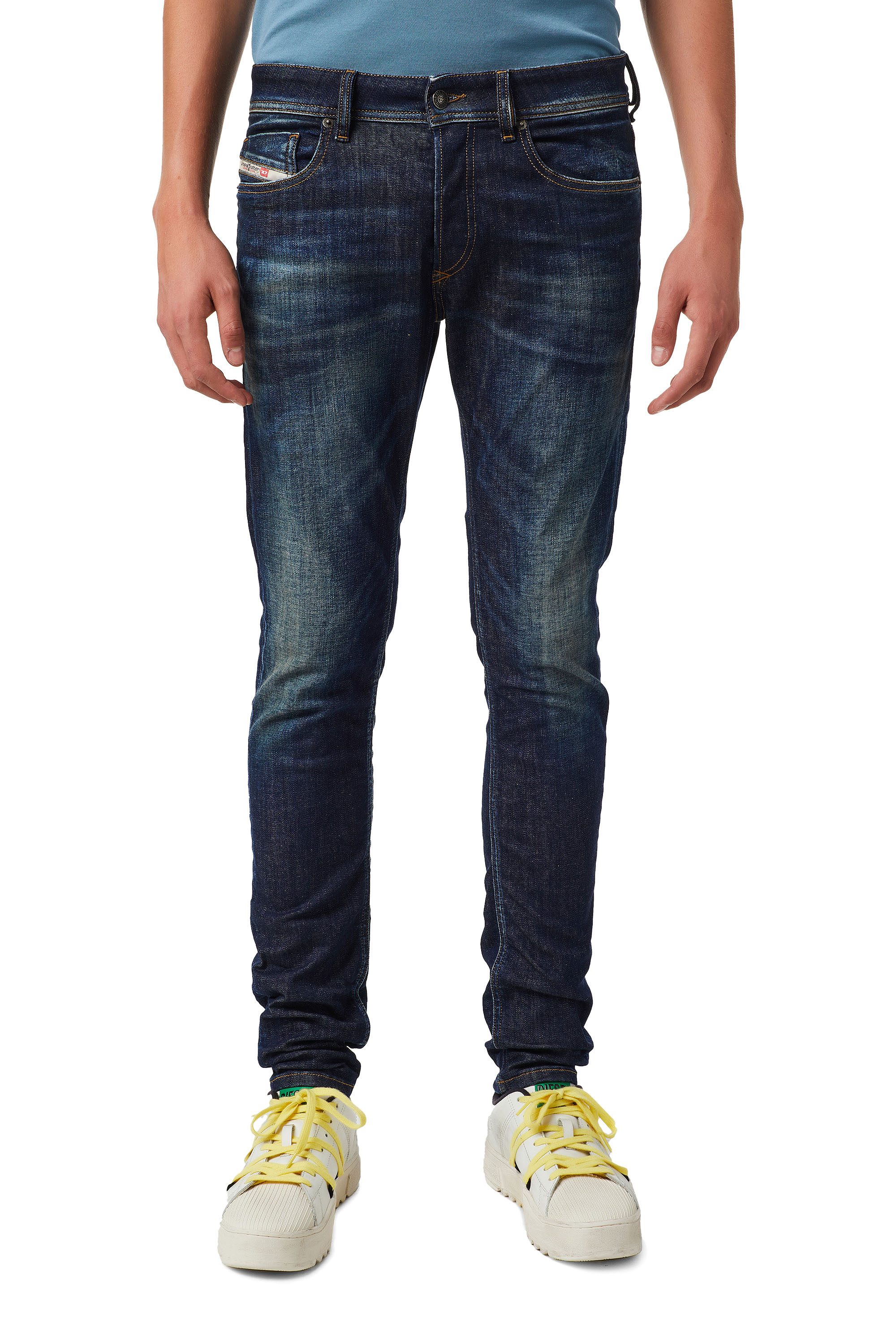 Sleenker 09B07, Dark Blue Diesel - Sleenker 09B07, Dark Blue - Jeans - Image 1