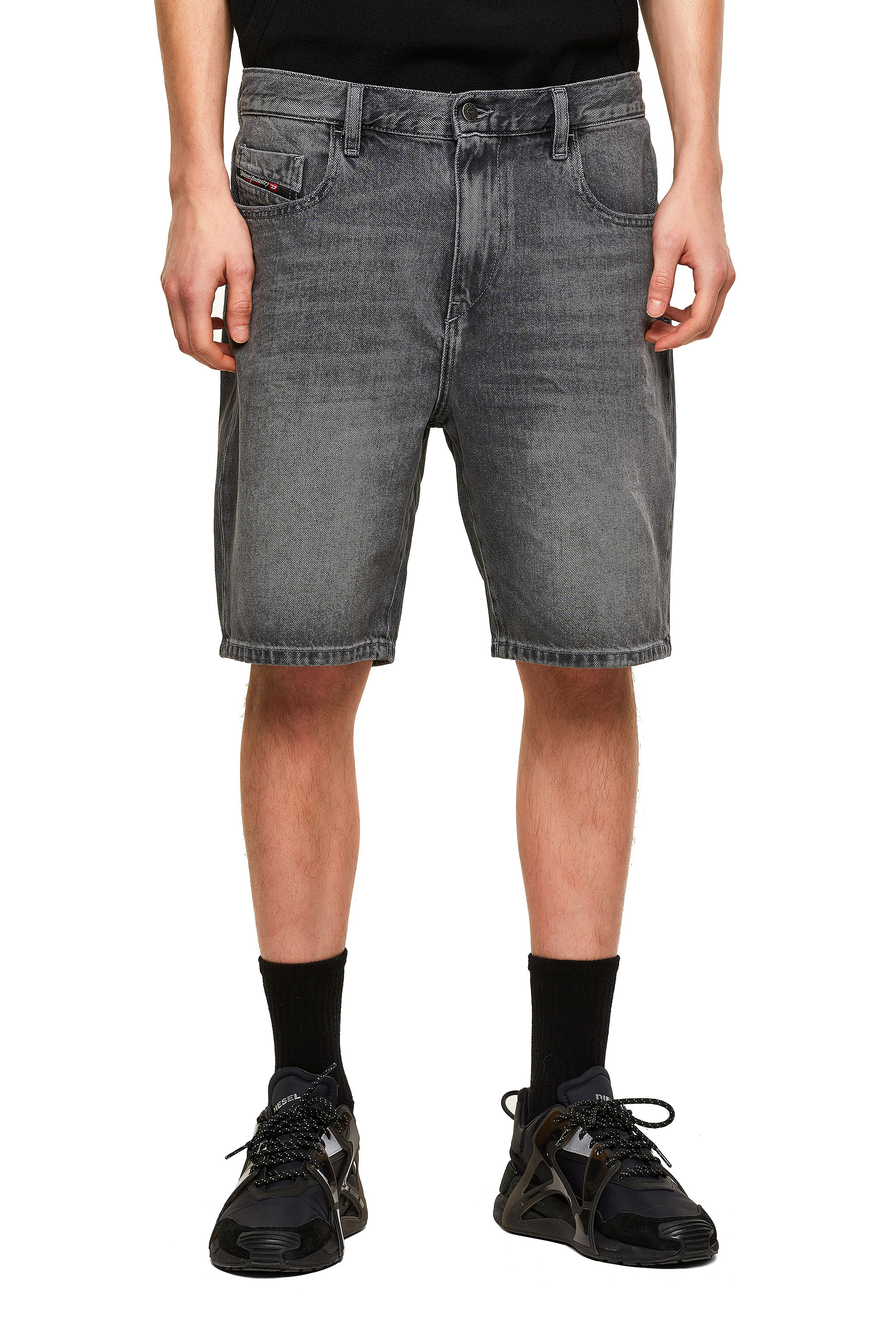 D-STRUKT-SHORT, Black Diesel - D-STRUKT-SHORT, Black - Shorts - Image 1